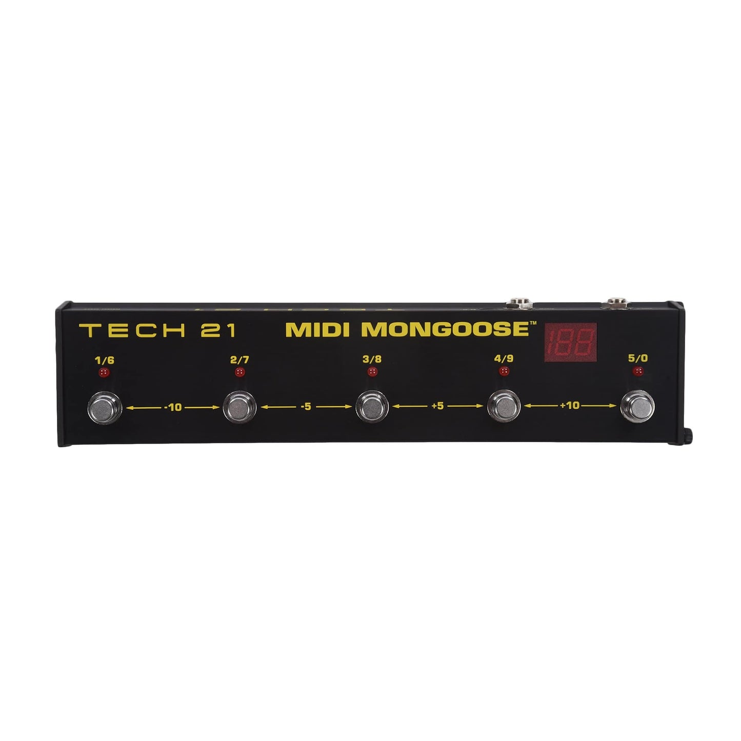 Tech 21 MIDI Mongoose 5-Button MIDI Footcontroller Effects and Pedals / Controllers, Volume and Expression
