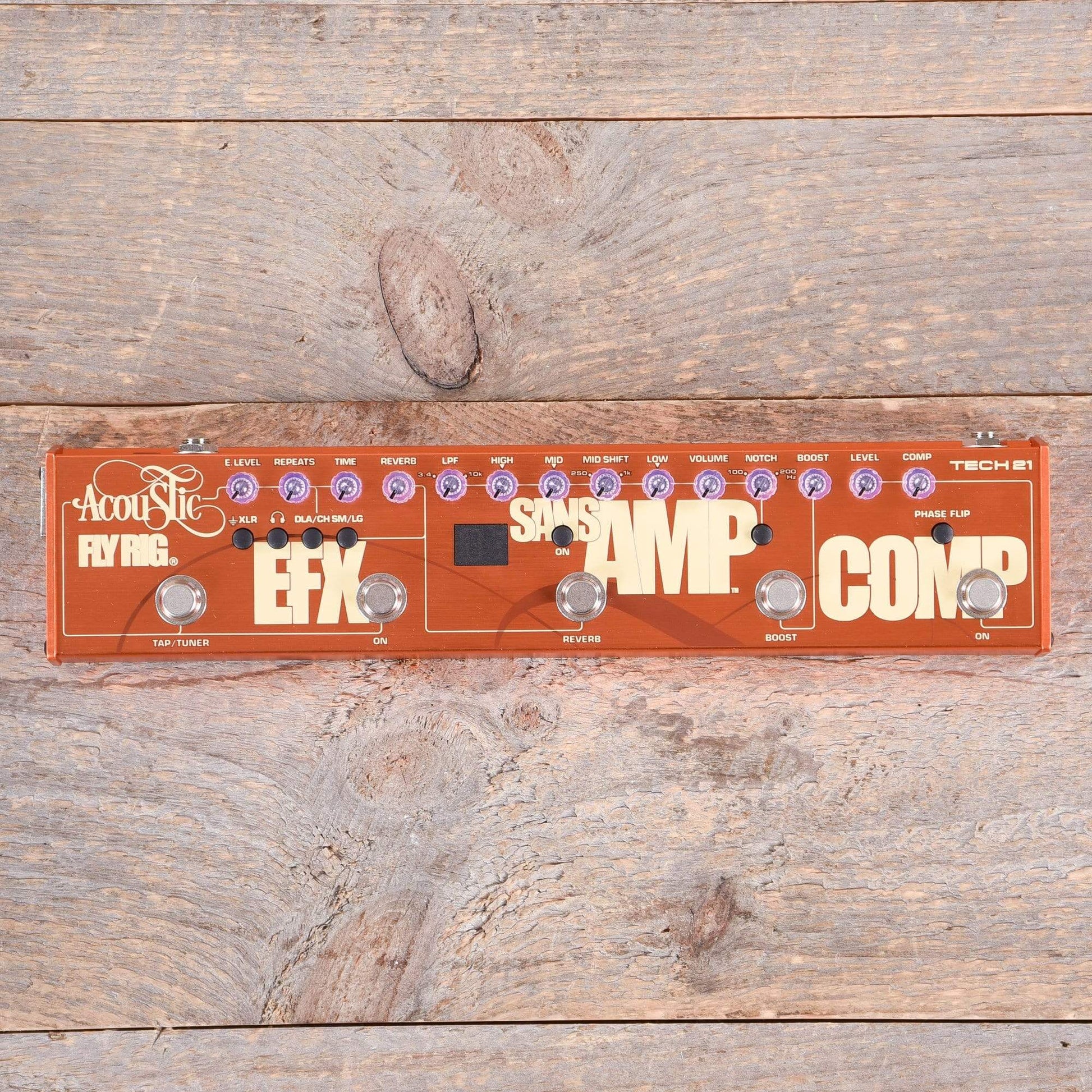 Tech21 Acoustic Fly Rig Effects and Pedals / Multi-Effect Unit