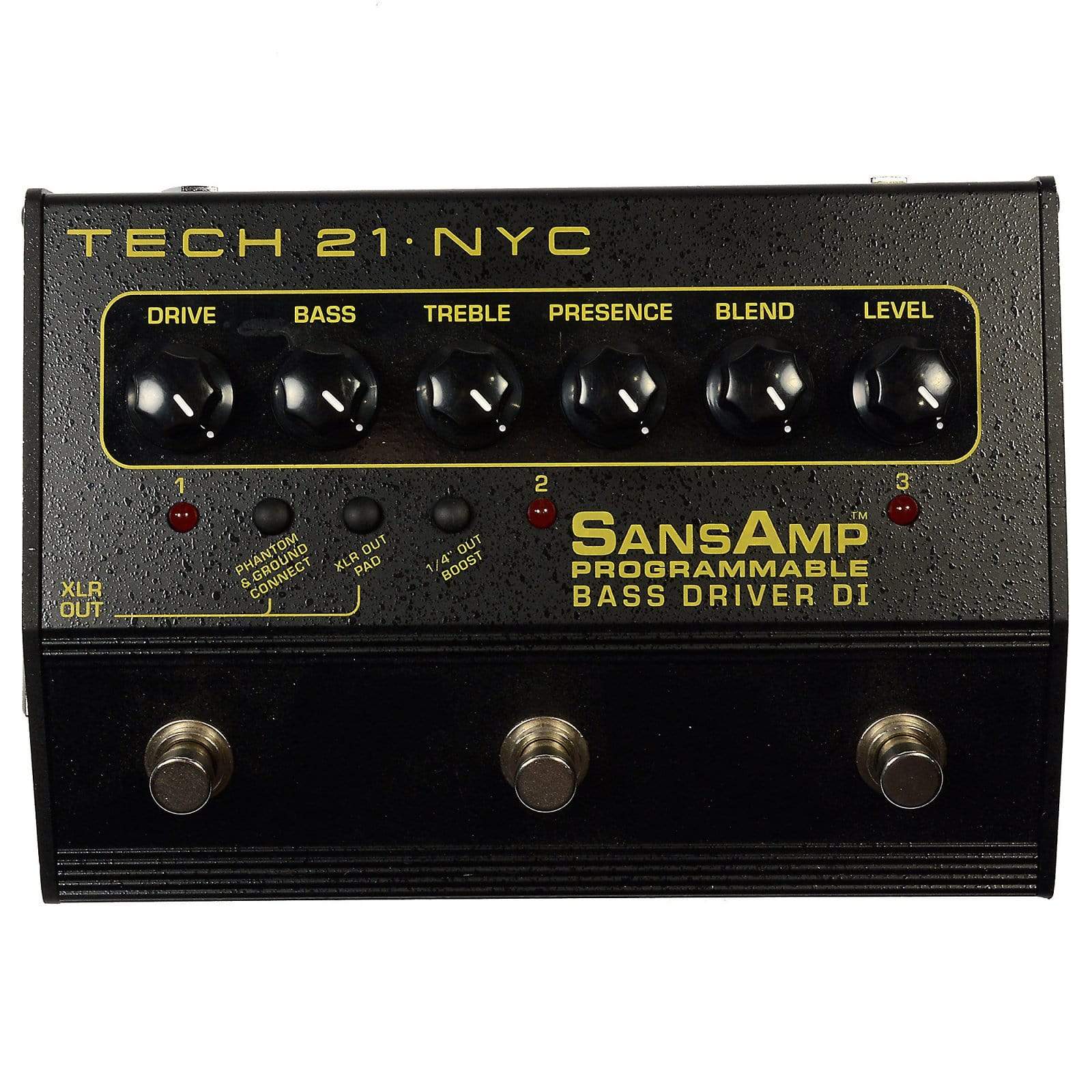 Tech 21 SansAmp 3-Channel Programmable Bass Driver DI – Chicago