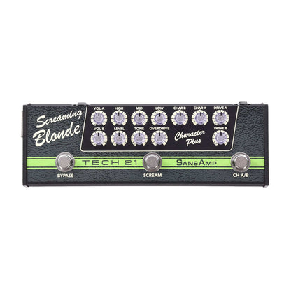 Tech 21 SansAmp Character Series Plus Screaming Blonde Pedal Effects and Pedals / Overdrive and Boost