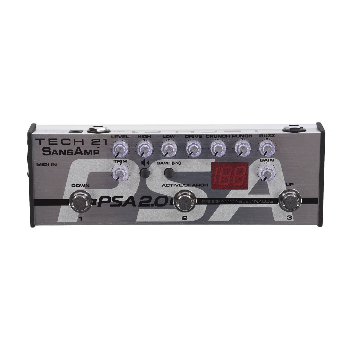 Tech 21 SansAmp PSA 2.0 Pre-Amp Pedal Effects and Pedals / Overdrive and Boost