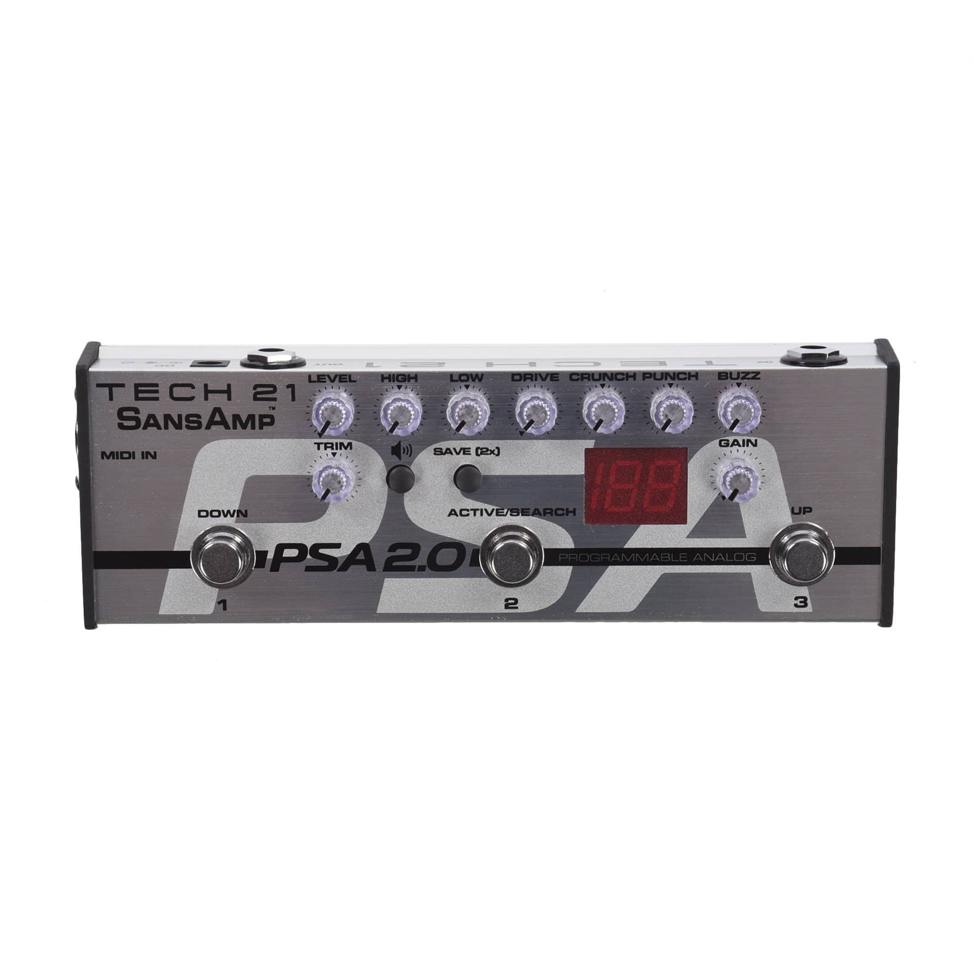 Tech 21 SansAmp PSA 2.0 Pre-Amp Pedal Effects and Pedals / Overdrive and Boost