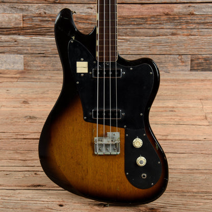 Teisco EB200B Sunburst 1960s Bass Guitars / Short Scale