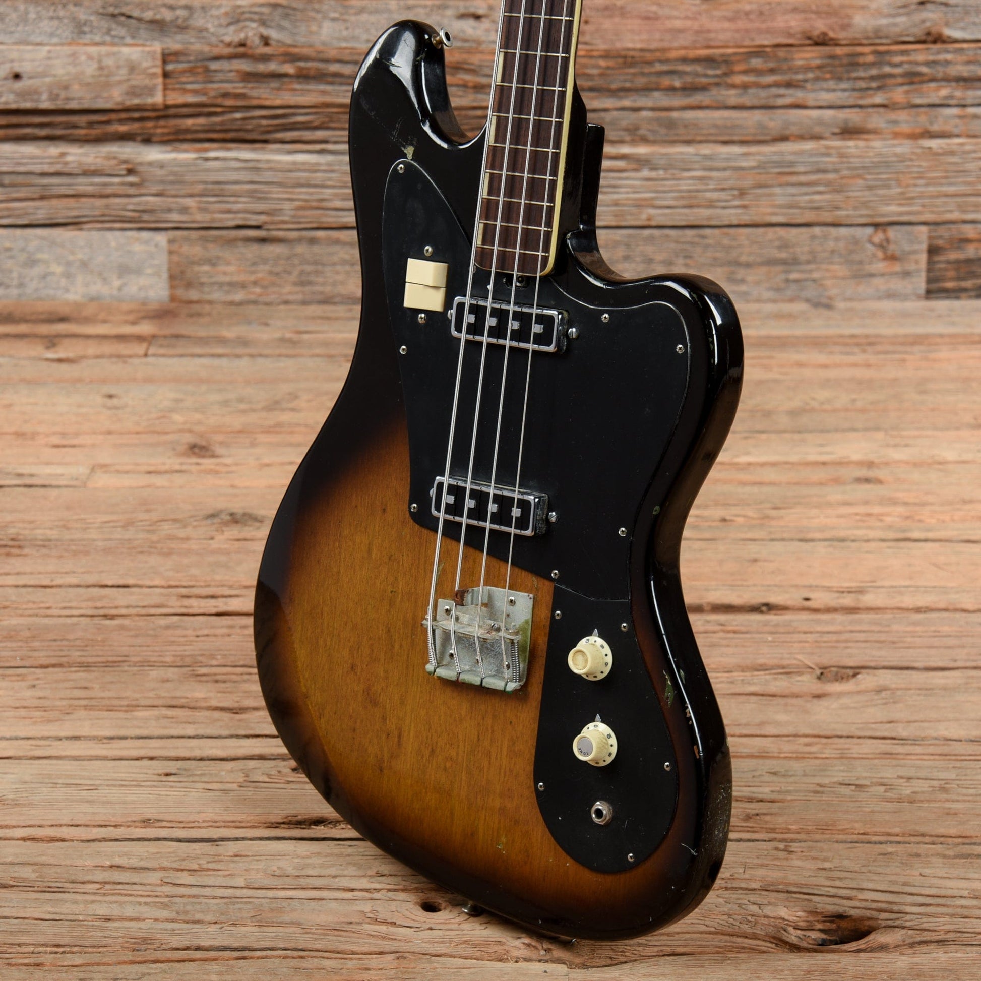 Teisco EB200B Sunburst 1960s Bass Guitars / Short Scale