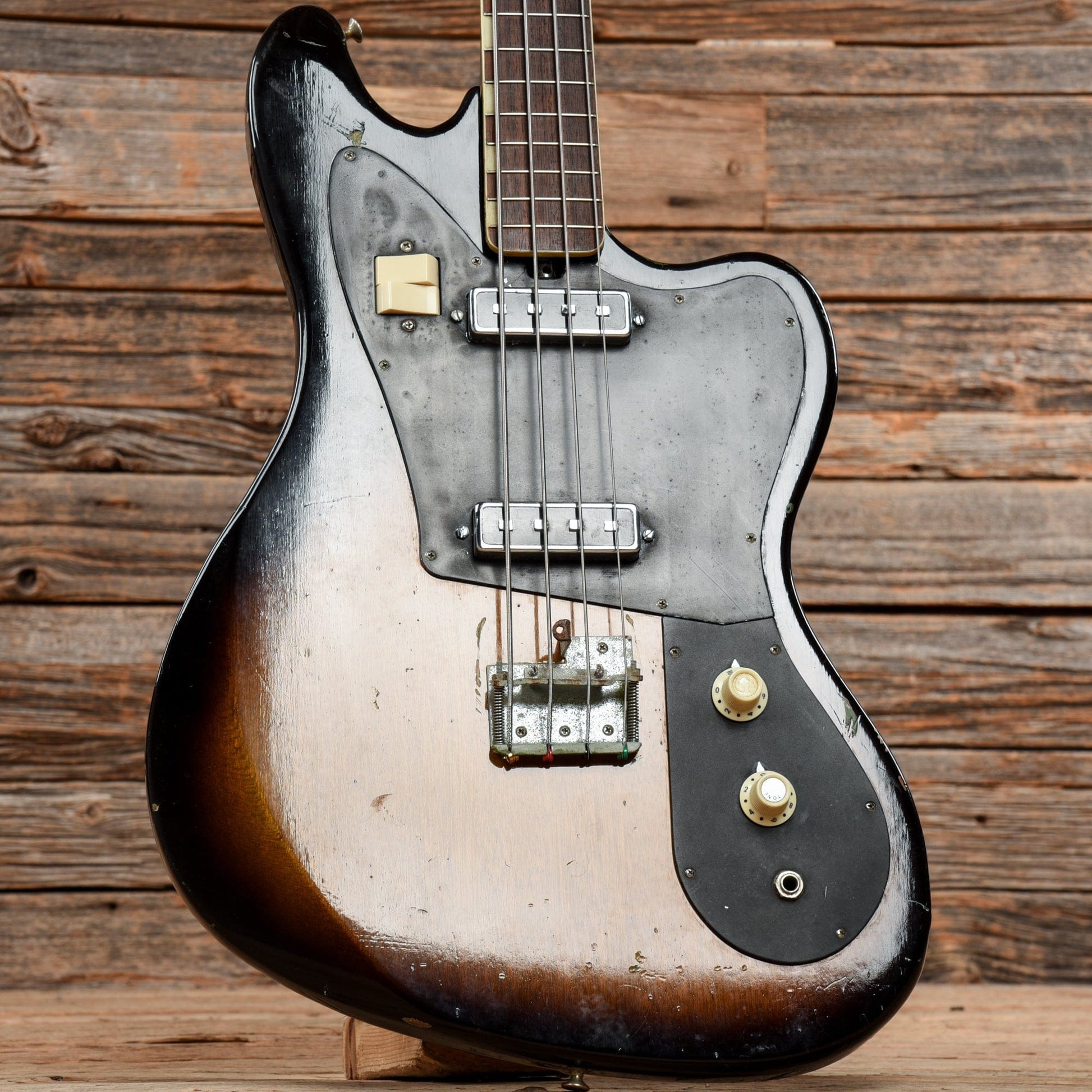 Teisco EB200B Sunburst 1960s Bass Guitars / Short Scale