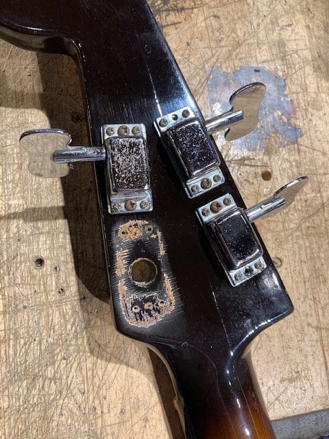 Teisco EB200B Sunburst 1960s Bass Guitars / Short Scale