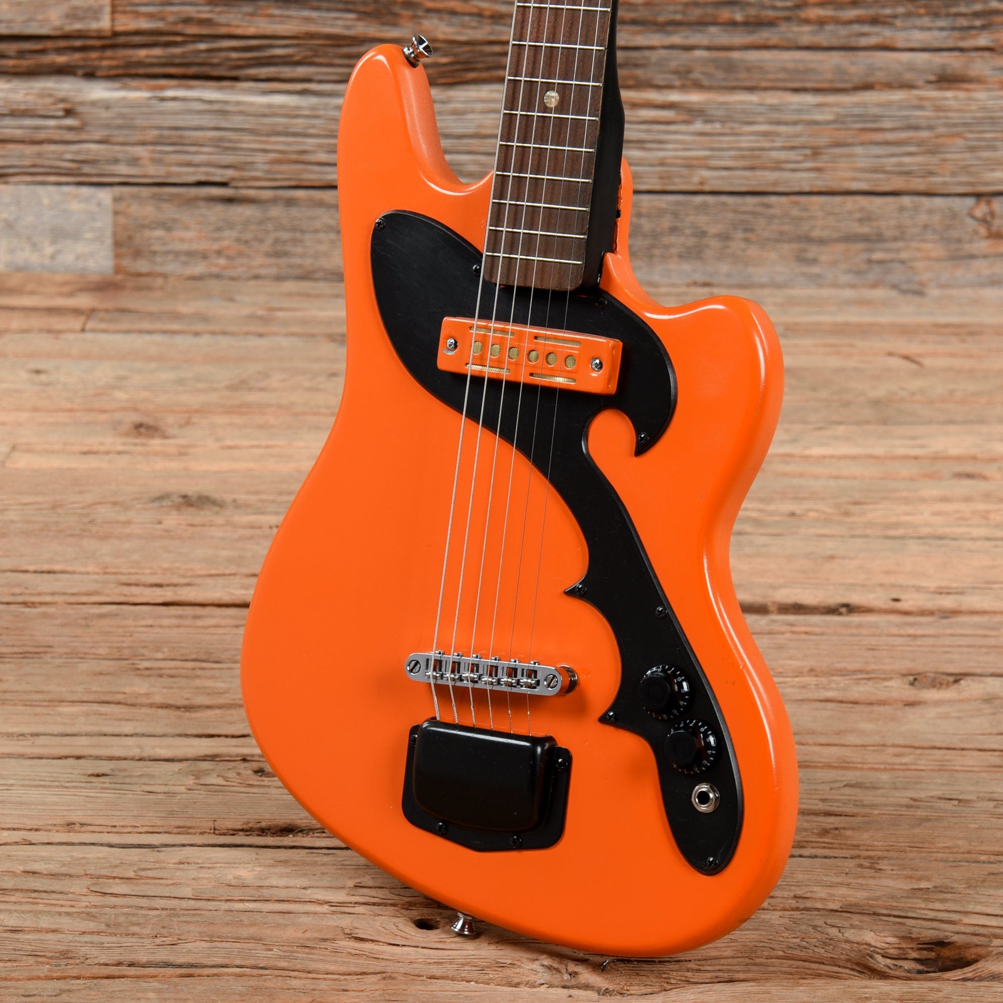Teisco Offset Orange Refin 1960s Electric Guitars / Solid Body
