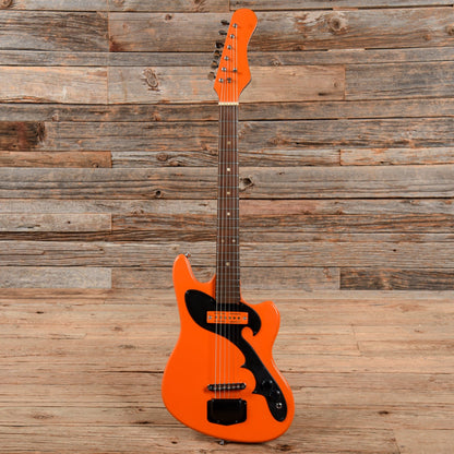 Teisco Offset Orange Refin 1960s Electric Guitars / Solid Body