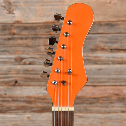 Teisco Offset Orange Refin 1960s Electric Guitars / Solid Body