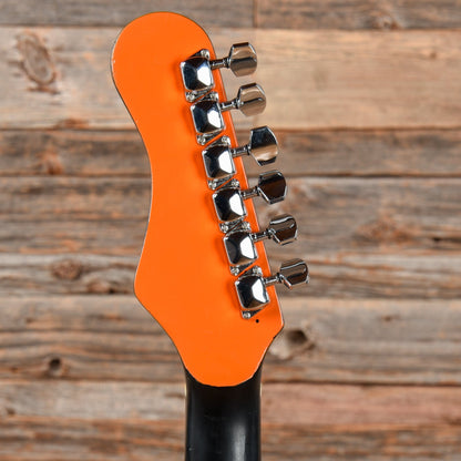 Teisco Offset Orange Refin 1960s Electric Guitars / Solid Body