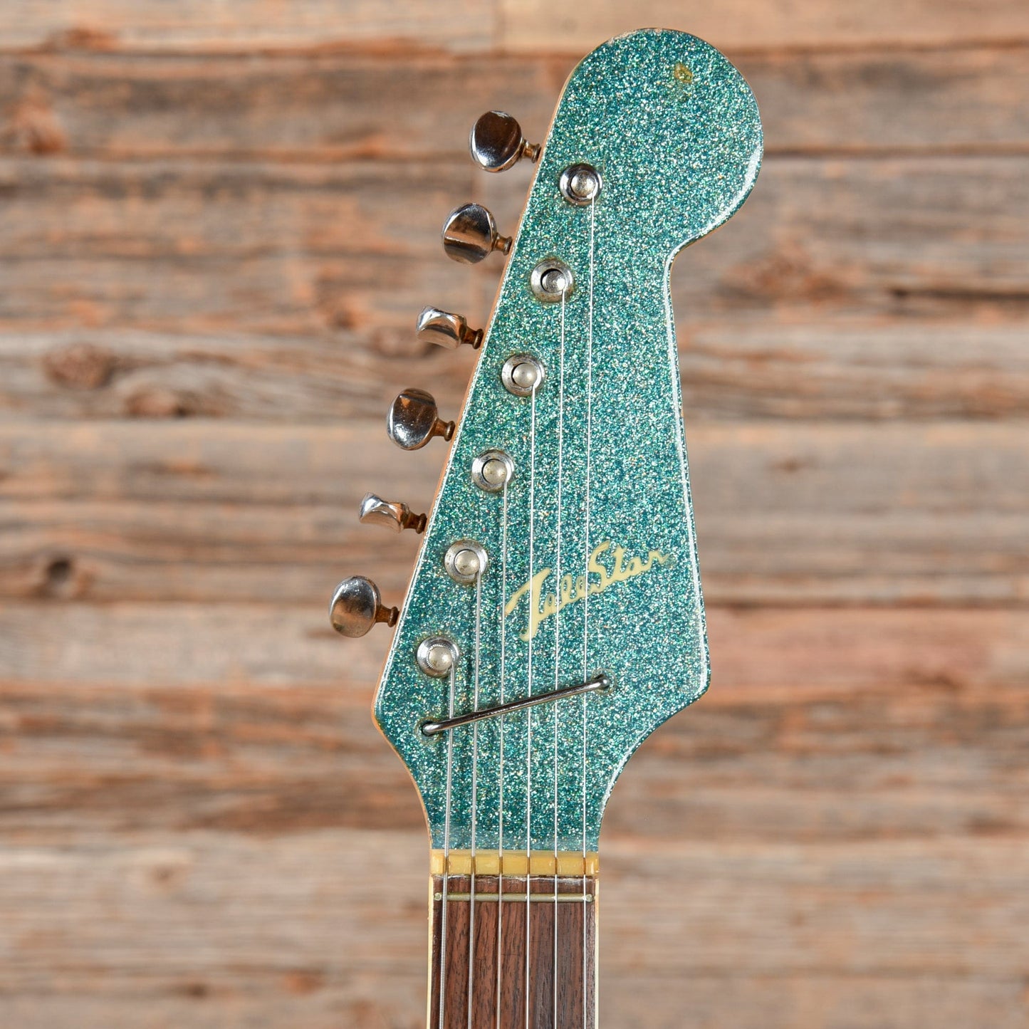 Teisco Surfcaster Aquamarine Sparkle 1960s Electric Guitars / Solid Body