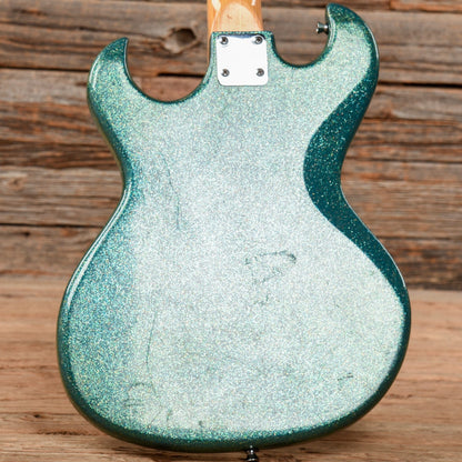 Teisco Surfcaster Aquamarine Sparkle 1960s Electric Guitars / Solid Body