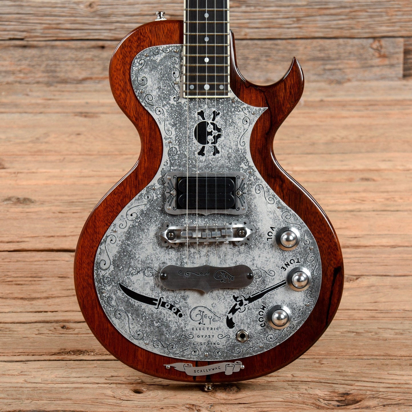Teye Scallywag 5-String Natural 2014 Electric Guitars / Solid Body