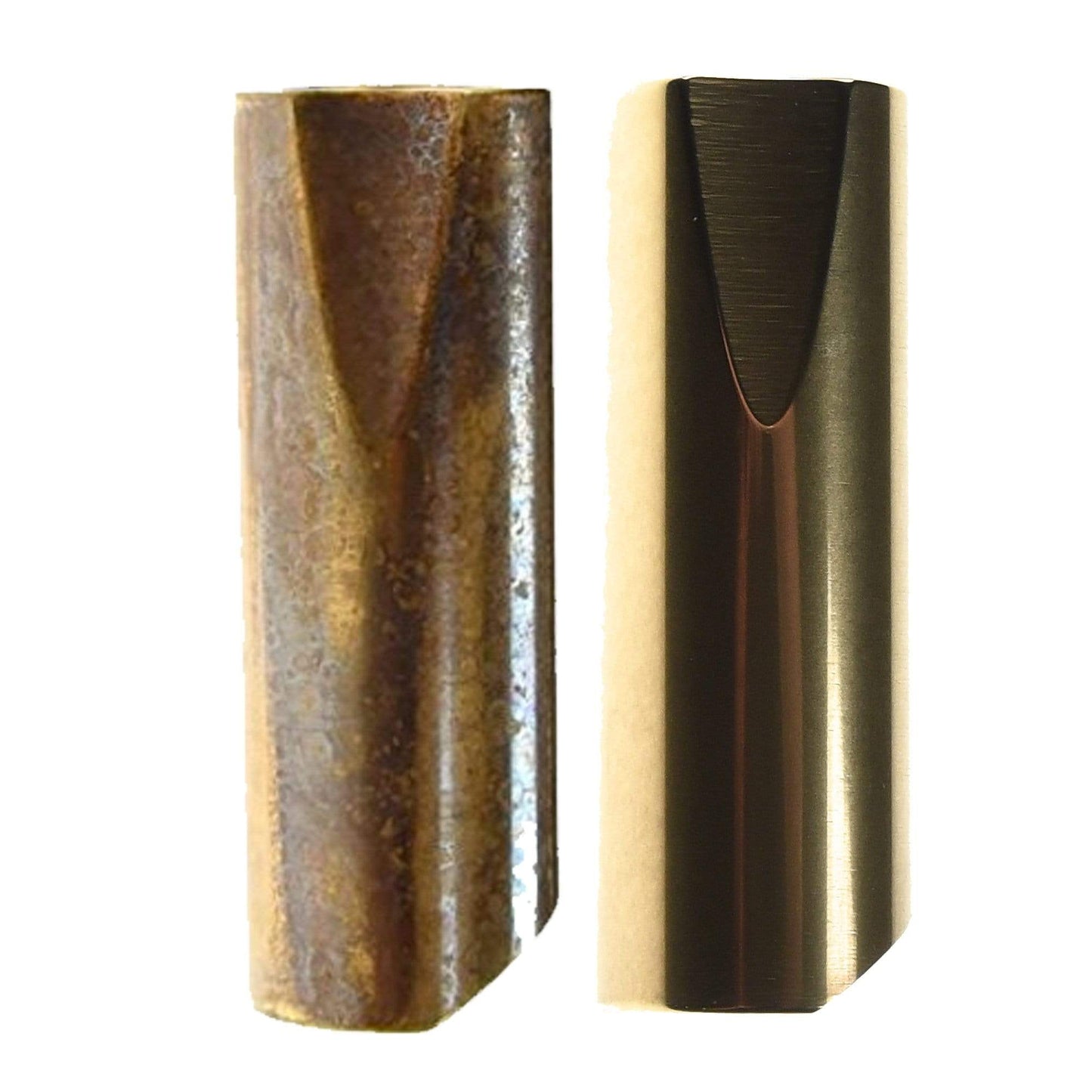 Rock Slide Joey Landreth Signature Polished & Aged Brass Slide (2-Pack Bundle) Accessories / Slides