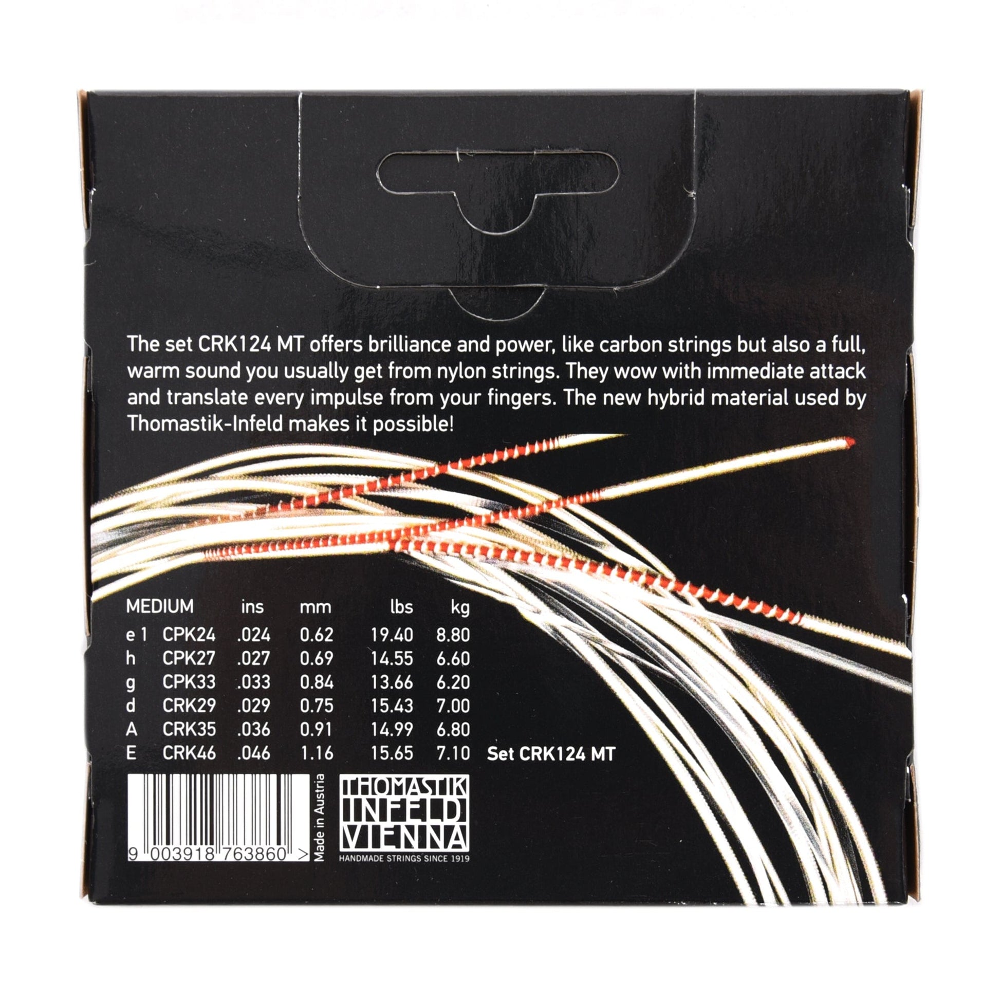 Thomastik Classic Carbon-Nylon Classical Strings Medium Tension 24-46 Accessories / Strings / Guitar Strings