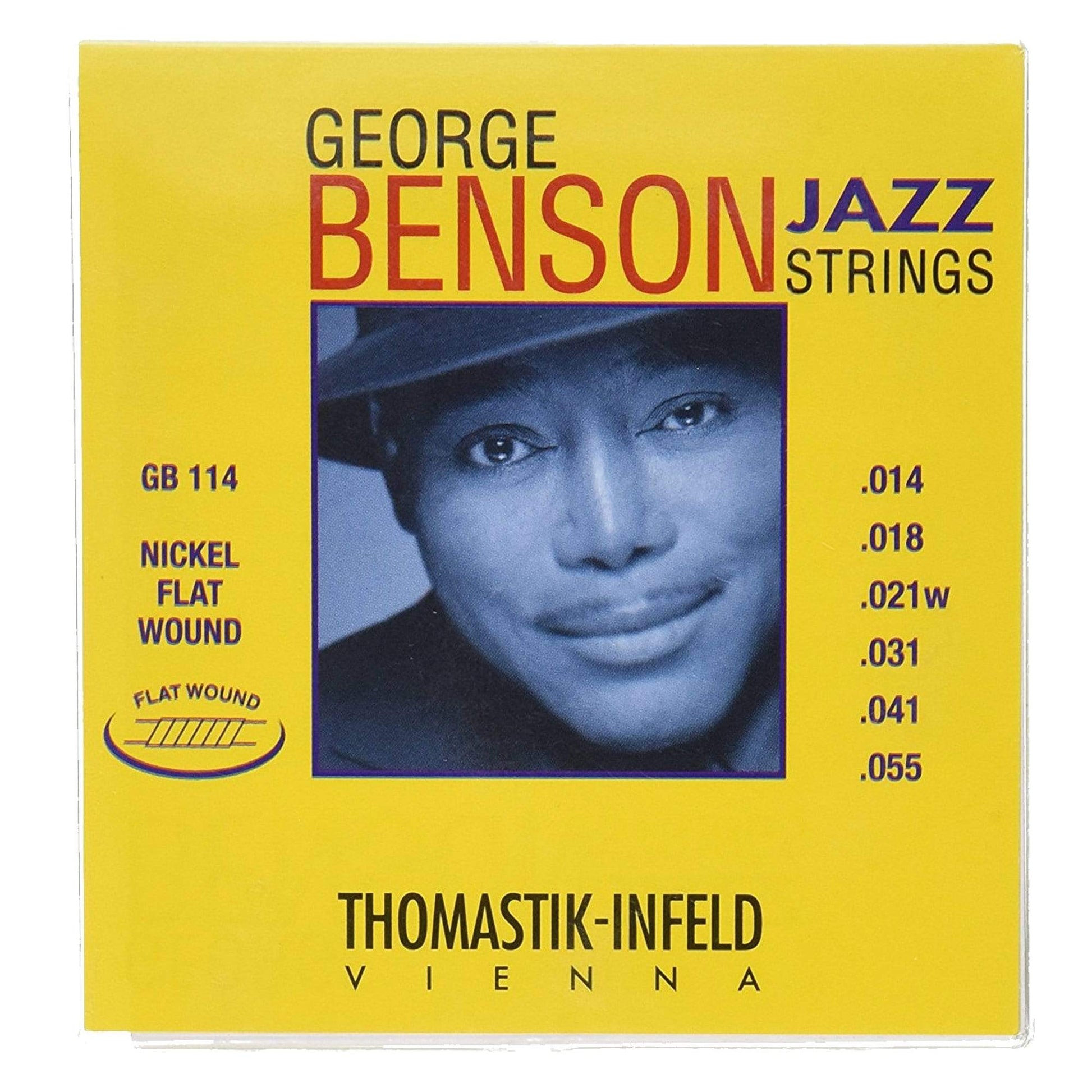 Thomastik GB114 George Benson Flat 14-55 (6 Pack Bundle) Accessories / Strings / Guitar Strings