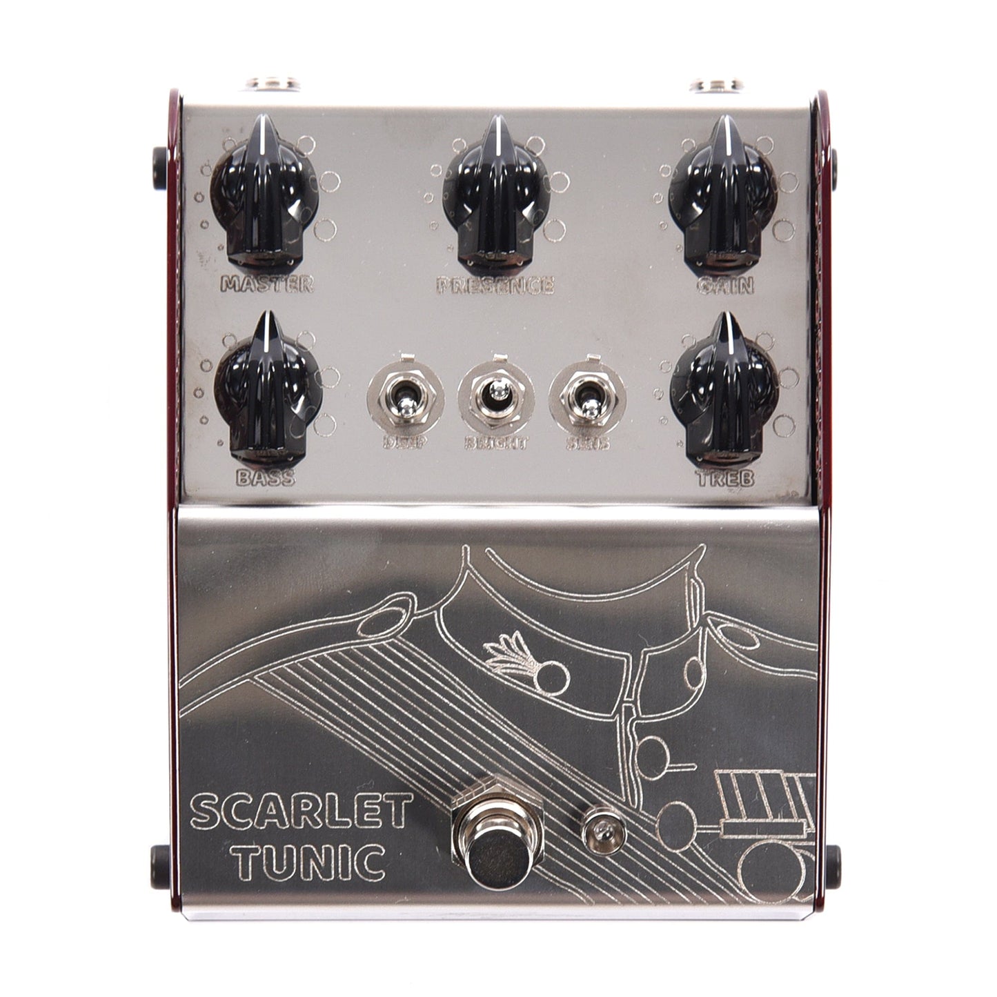 Thorpy FX Scarlet Tunic Analog Amp Emulator Pedal Effects and Pedals / Amp Modeling