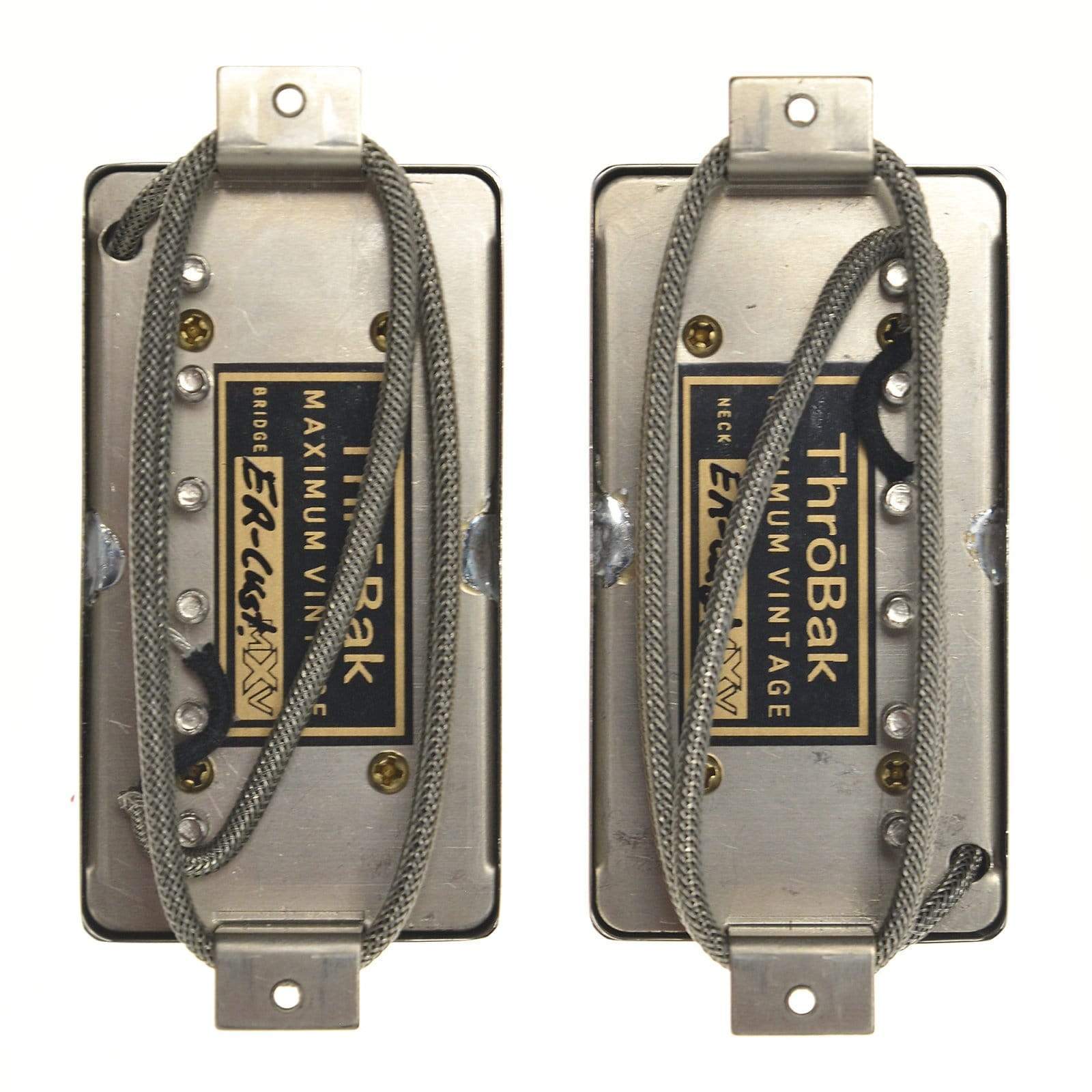ThroBak ER-Custom Shiny Nickel Pair Parts / Guitar Pickups