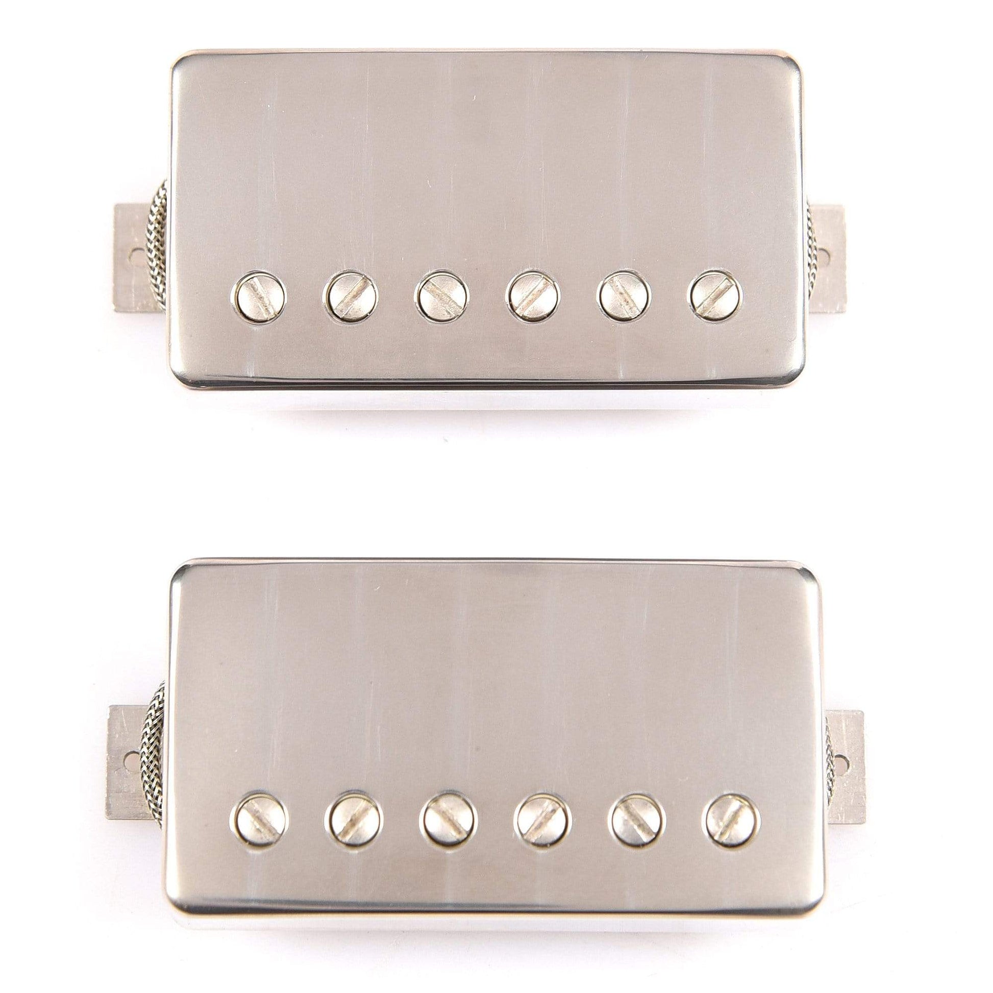 Throbak KZ-115 MXV P.A.F. Humbucker Set w/Long Alnico 2 Magnets & Aged Nickel Covers Parts / Guitar Pickups