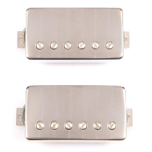 Throbak KZ-115 MXV P.A.F. Humbucker Set w/Long Alnico 2 Magnets & Aged Nickel Covers Parts / Guitar Pickups