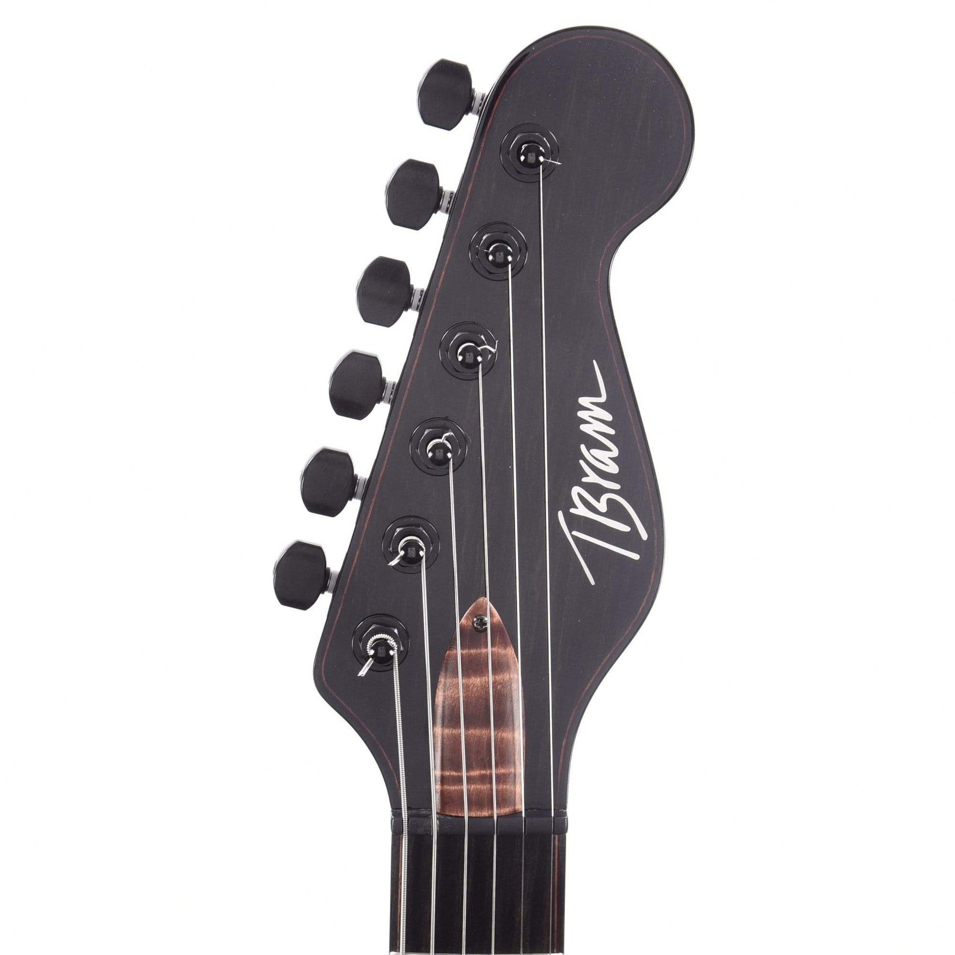 Tim Bram Tribute Archtop Ebony Curly Maple/European Spruce w/Kent Armstrong Humbucker Electric Guitars / Archtop