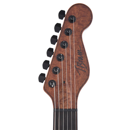 Tim Bram ThinLine Tribute Gold Top European Spruce/Figured Sapele w/Kent Armstrong Mini PAF Electric Guitars / Hollow Body