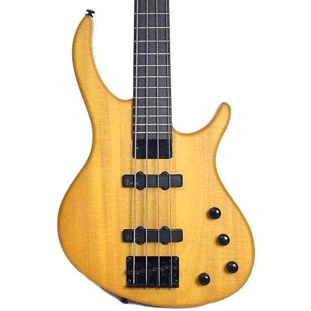 Tobias Toby Deluxe-IV 4-String Bass Translucent Amber Satin Bass Guitars / 4-String