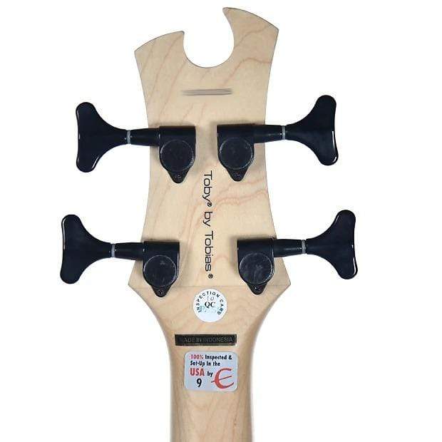 Tobias Toby Deluxe-IV 4-String Bass Translucent Amber Satin Bass Guitars / 4-String