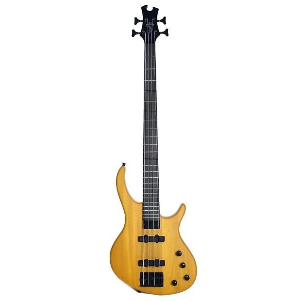 Tobias Toby Deluxe-IV 4-String Bass Translucent Amber Satin Bass Guitars / 4-String