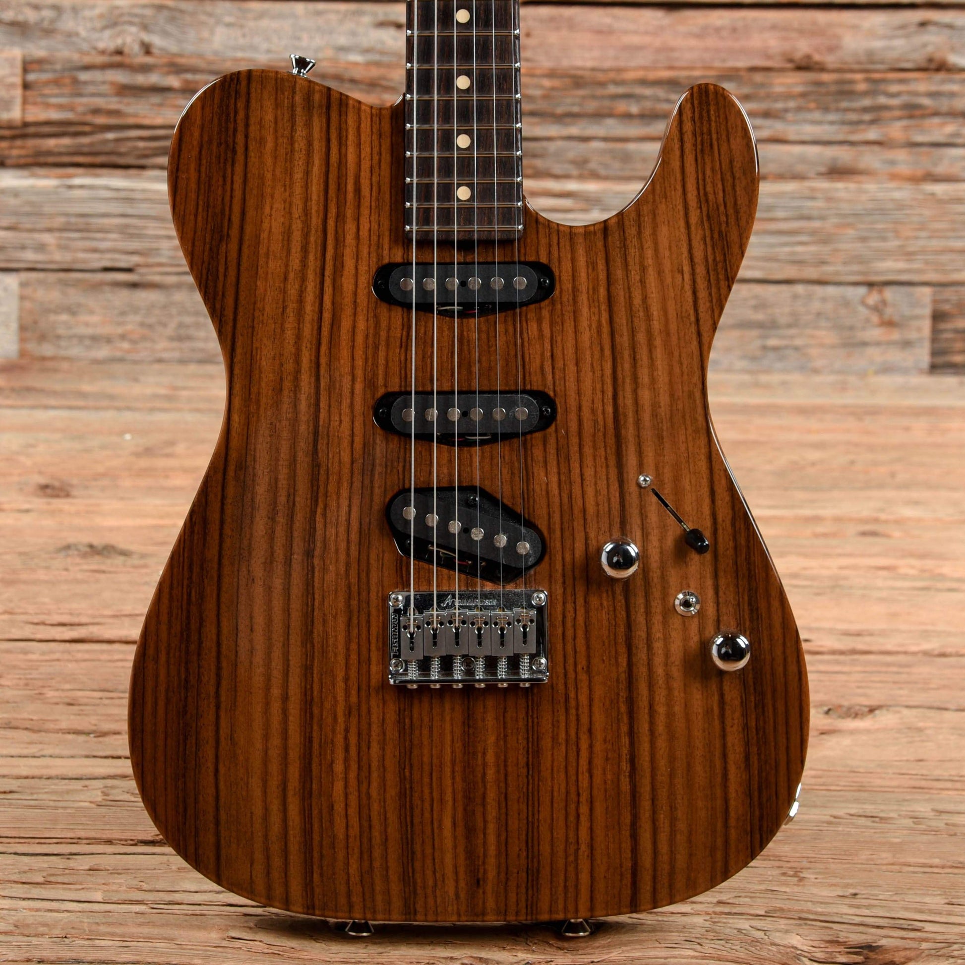 Tom Anderson Hollow T Drop Top Natural with Brown Back 2003 Electric Guitars / Semi-Hollow