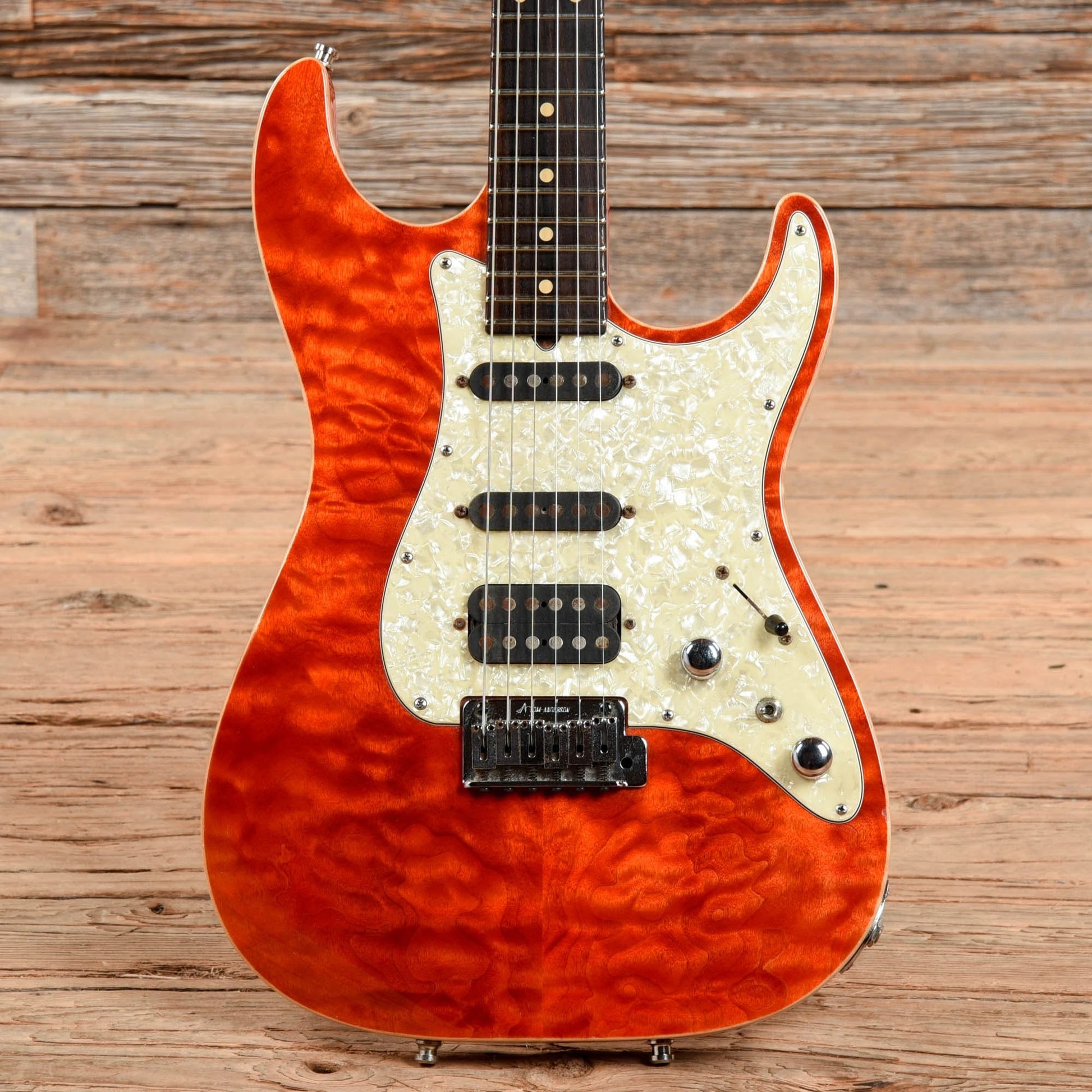 Tom Anderson Hollow Drop Top Classic 6120 Orange 1996 Electric Guitars / Solid Body