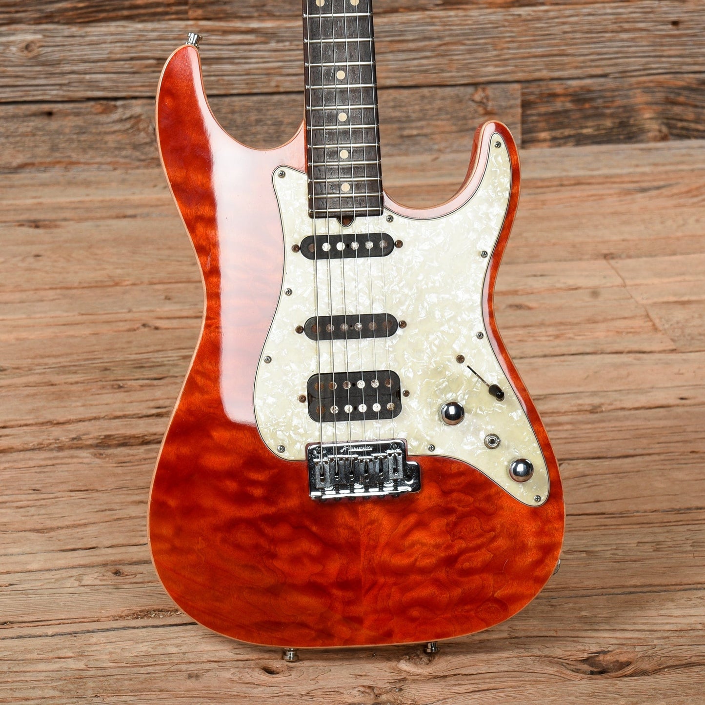 Tom Anderson Hollow Drop Top Classic Orange 1996 Electric Guitars / Solid Body