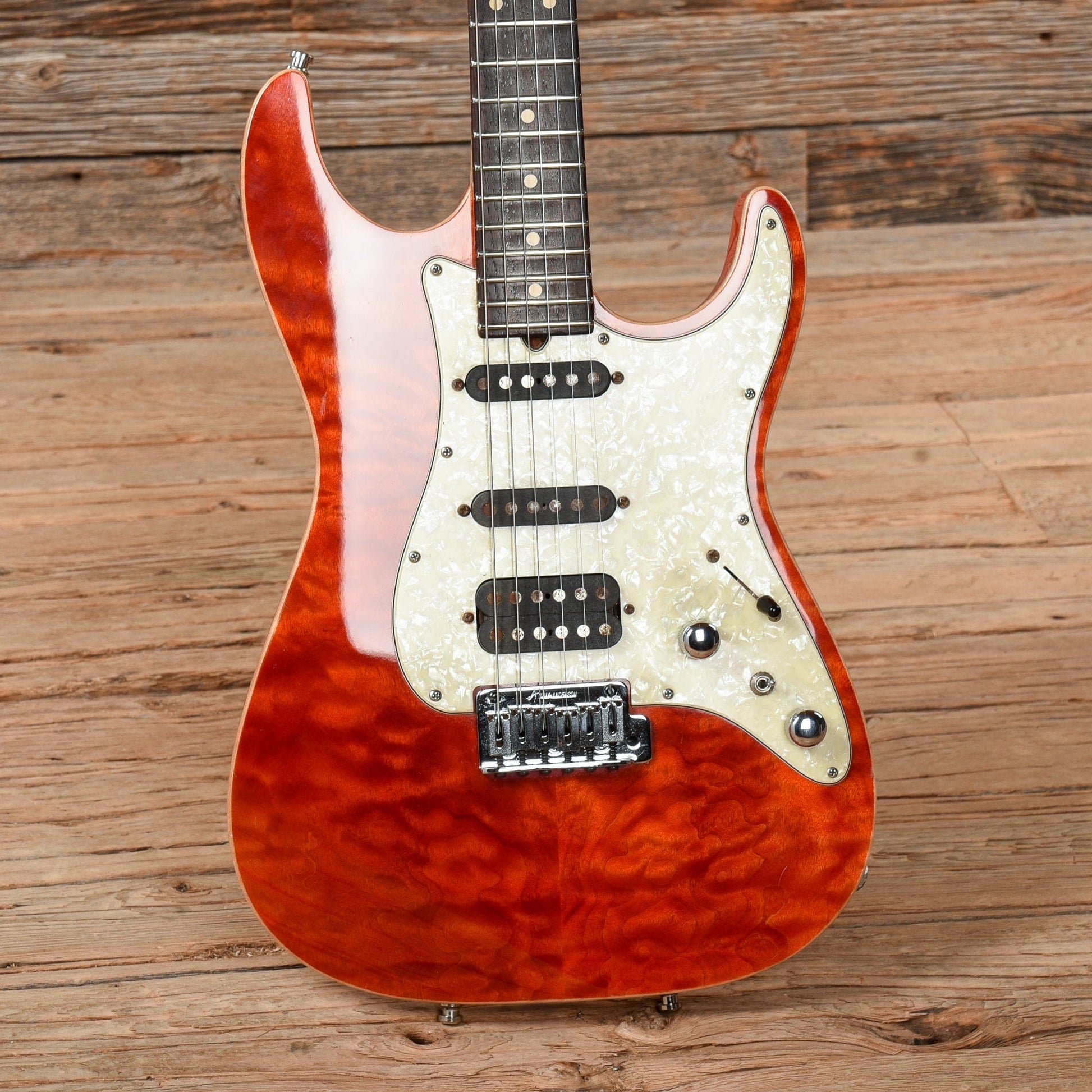 Tom Anderson Hollow Drop Top Classic Orange 1996 Electric Guitars / Solid Body