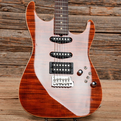 Tom Anderson Hollow Drop Top HSS 6120 Tiger Eye Electric Guitars / Solid Body