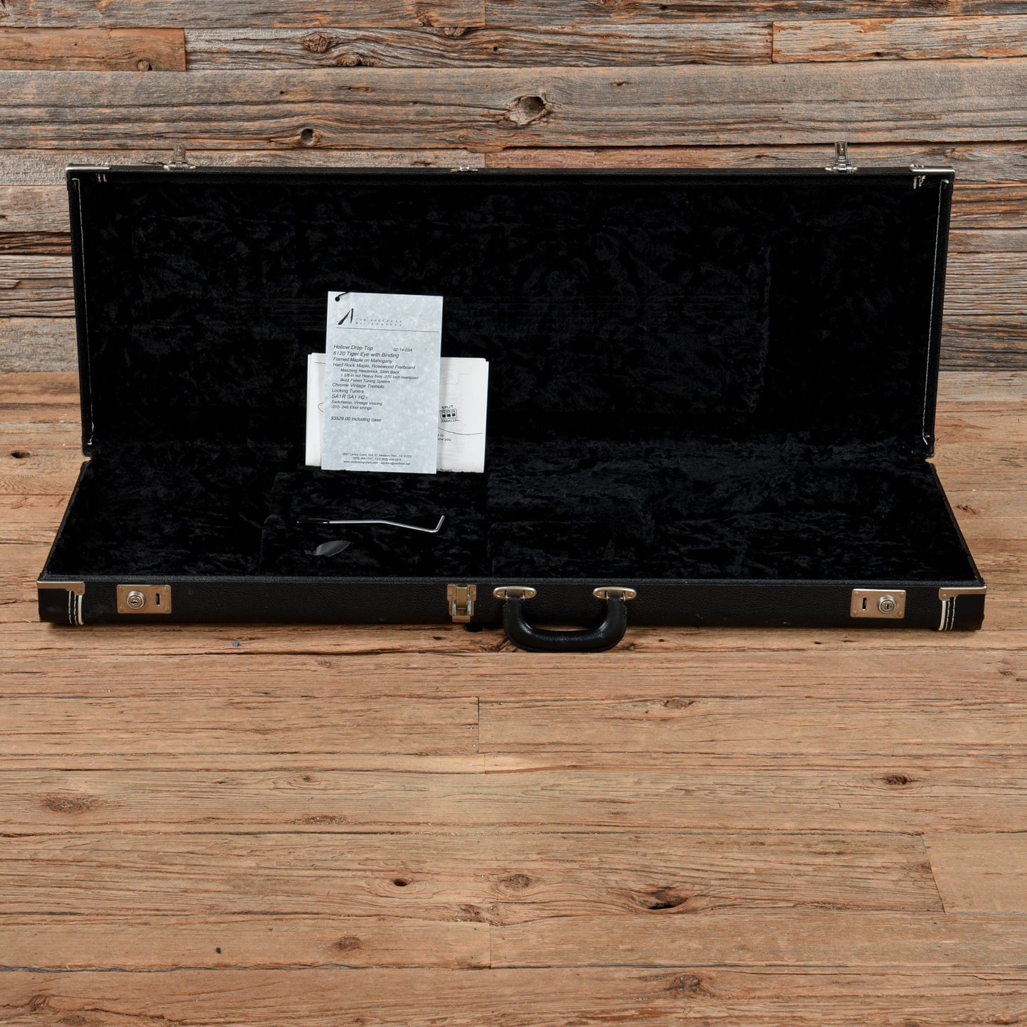 Tom Anderson Hollow Drop Top HSS 6120 Tiger Eye Electric Guitars / Solid Body