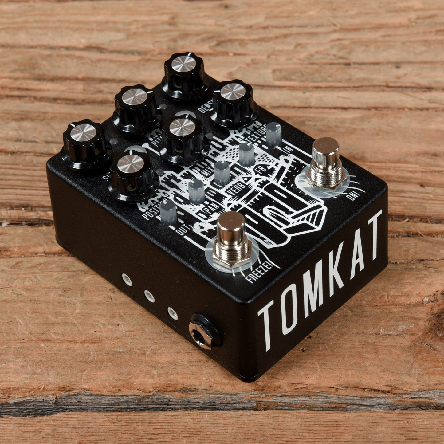 Tomkat Limited Edition Cloudy Black Effects and Pedals / Multi-Effect Unit