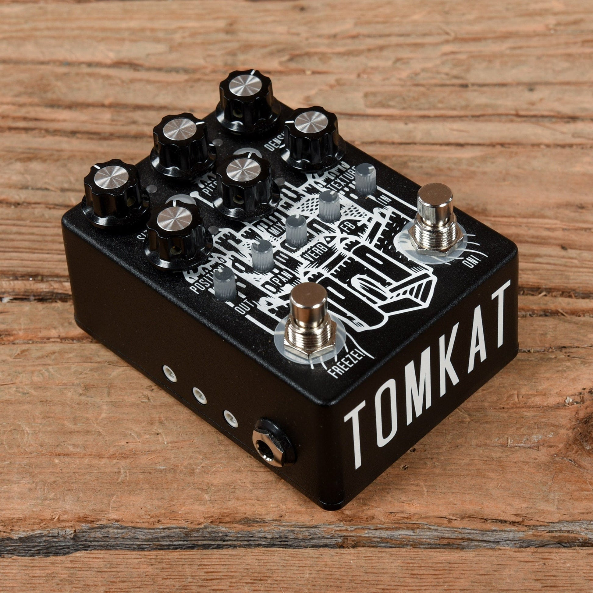 Tomkat Limited Edition Cloudy Black Effects and Pedals / Multi-Effect Unit