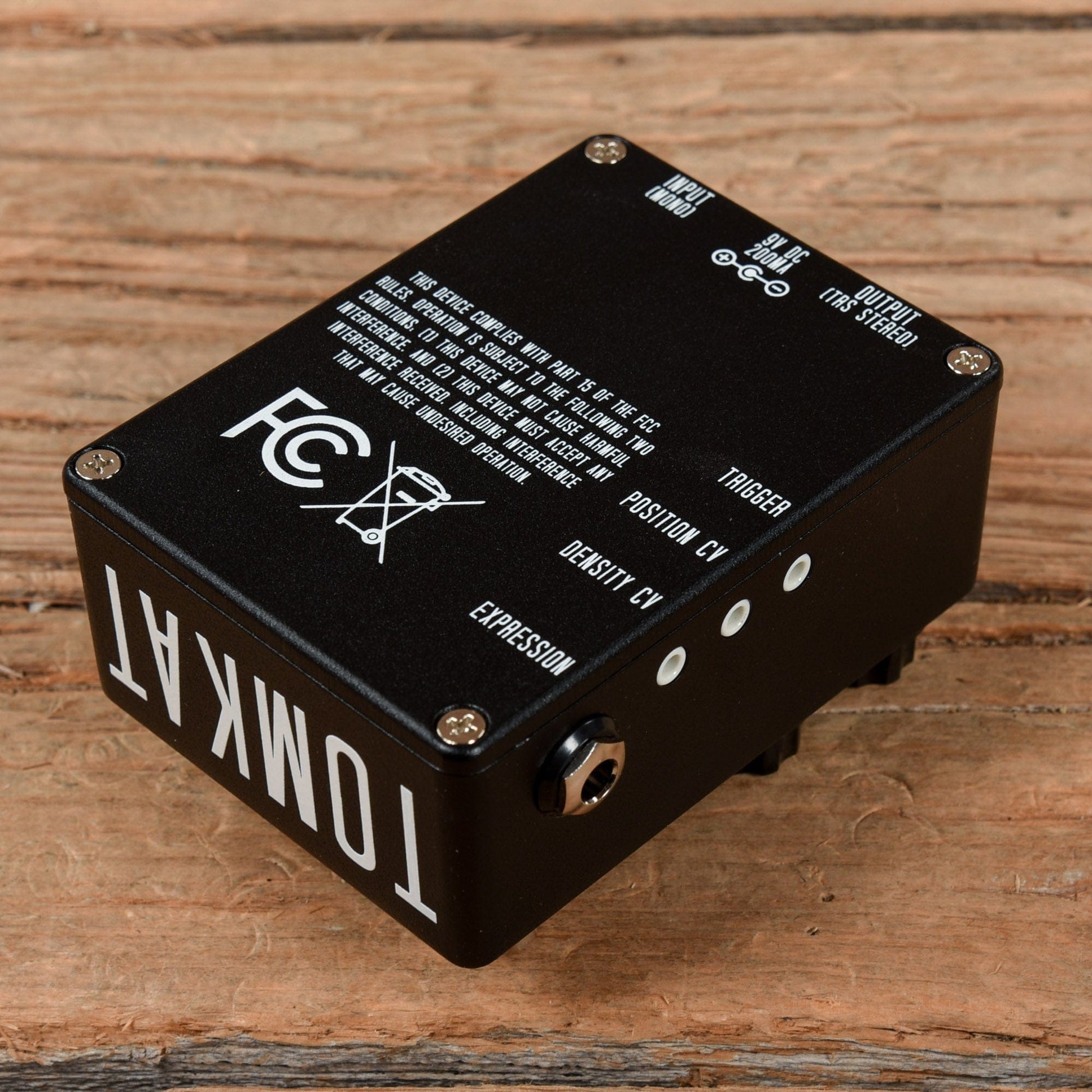 Tomkat Limited Edition Cloudy Black Effects and Pedals / Multi-Effect Unit