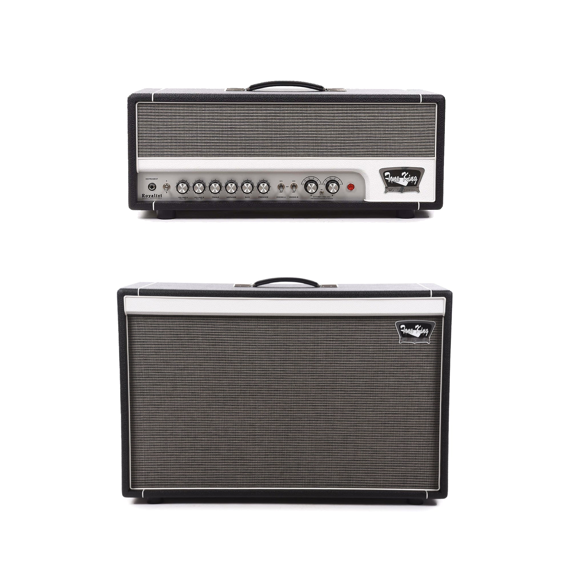 Tone King Royalist 40w Two Channel Tube Amp Head and Royalist 2x12 Amp Cabinet Bundle Amps / Guitar Amps / Guitar Heads