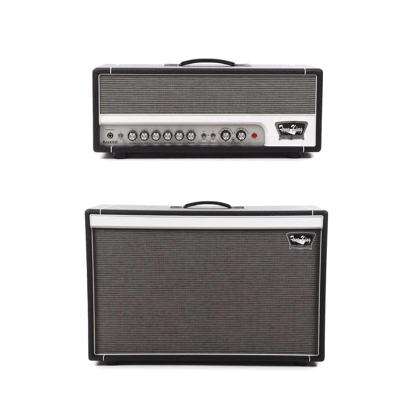 Tone King Royalist 40w Two Channel Tube Amp Head and Royalist 2x12 Amp Cabinet Bundle Amps / Guitar Amps / Guitar Heads