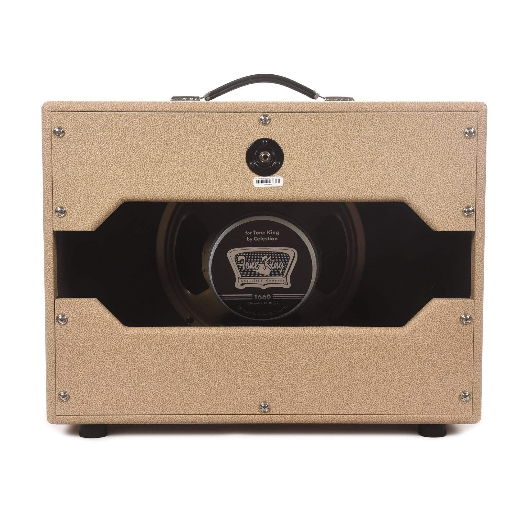 Tone King 1x12 Open Back Cabinet Cream w/Celestion Vintage 30 Amps / Guitar Combos