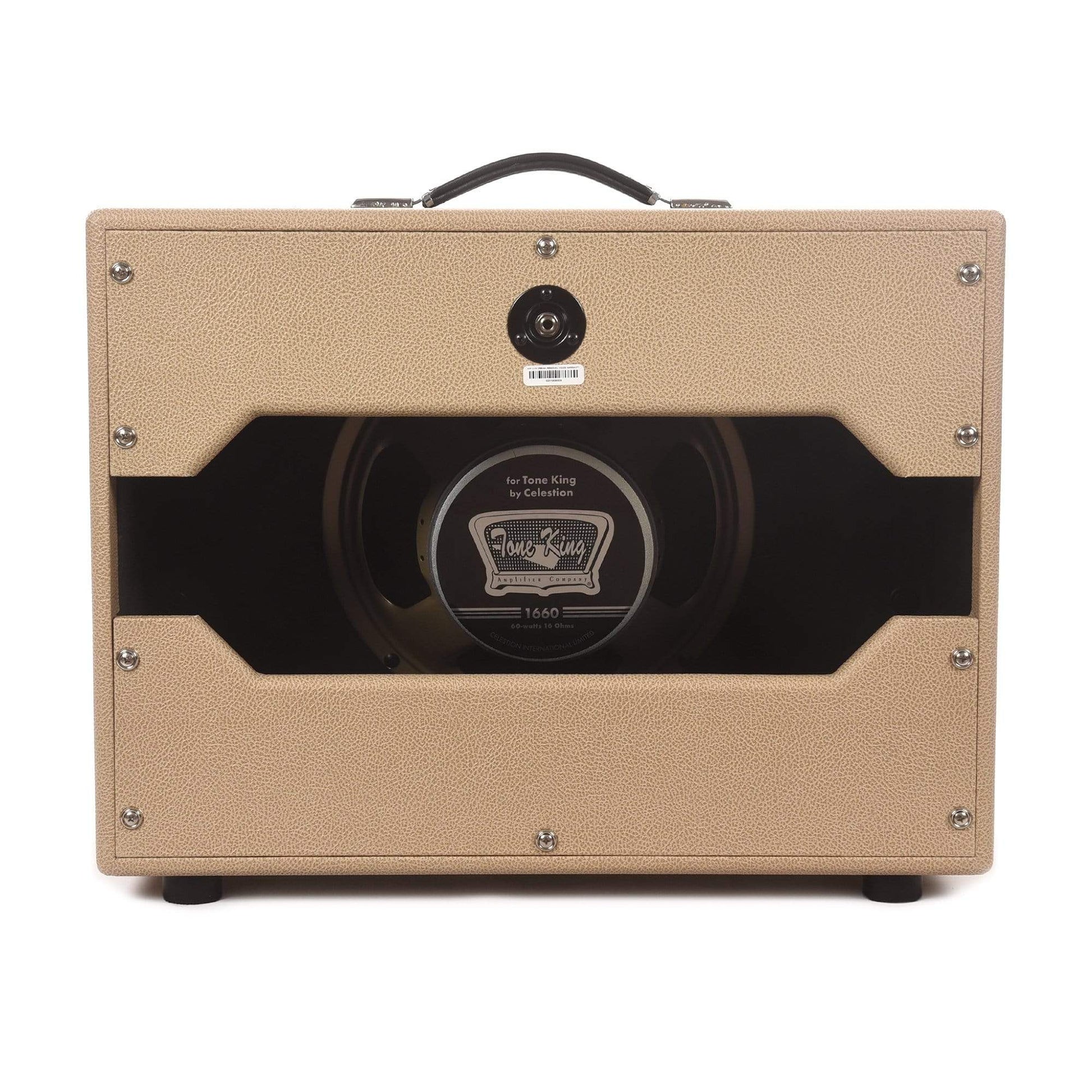 Tone King 1x12 Open Back Cabinet Cream w/Celestion Vintage 30 Amps / Guitar Combos