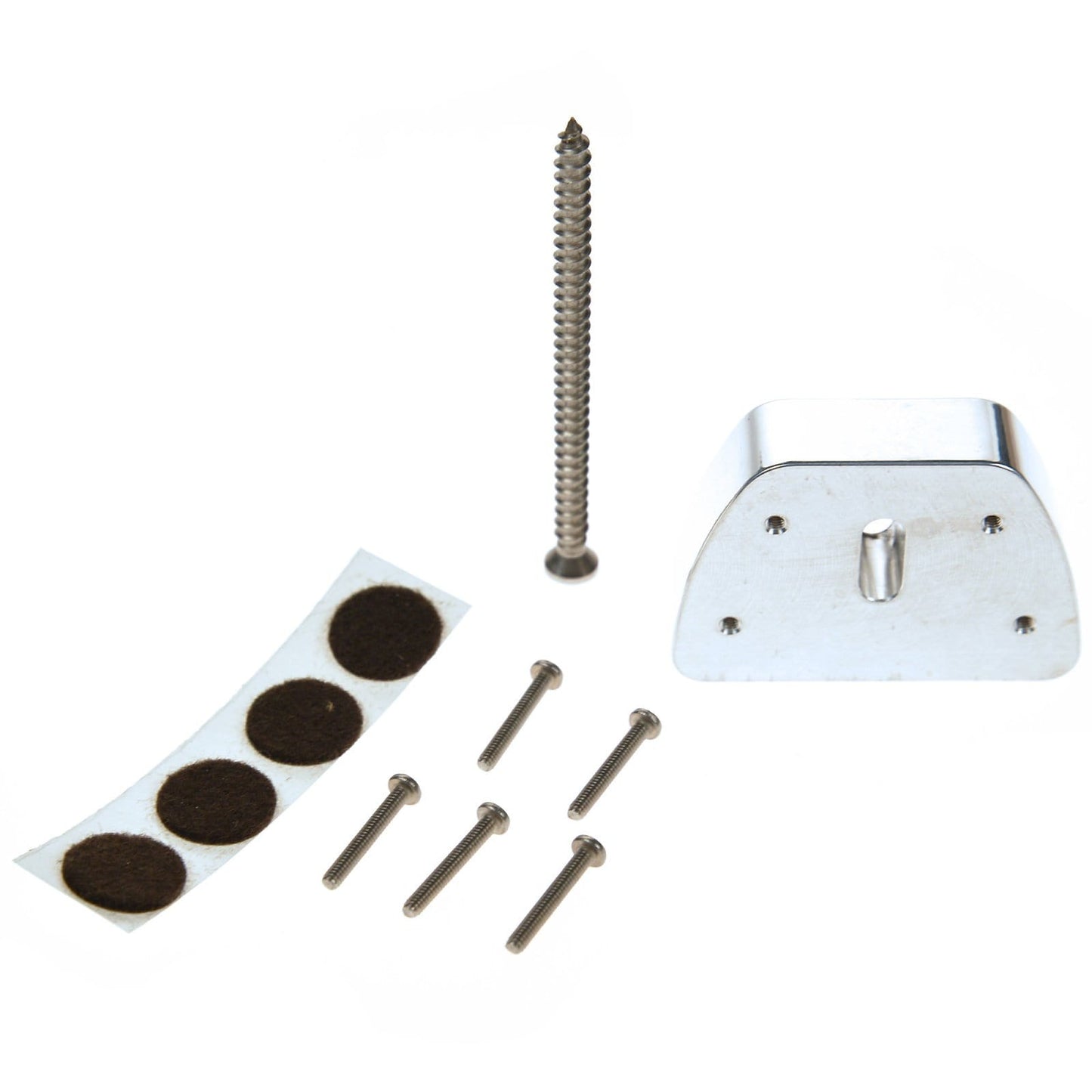 Towner V Block Polished Aluminum Parts / Guitar Parts / Tailpieces