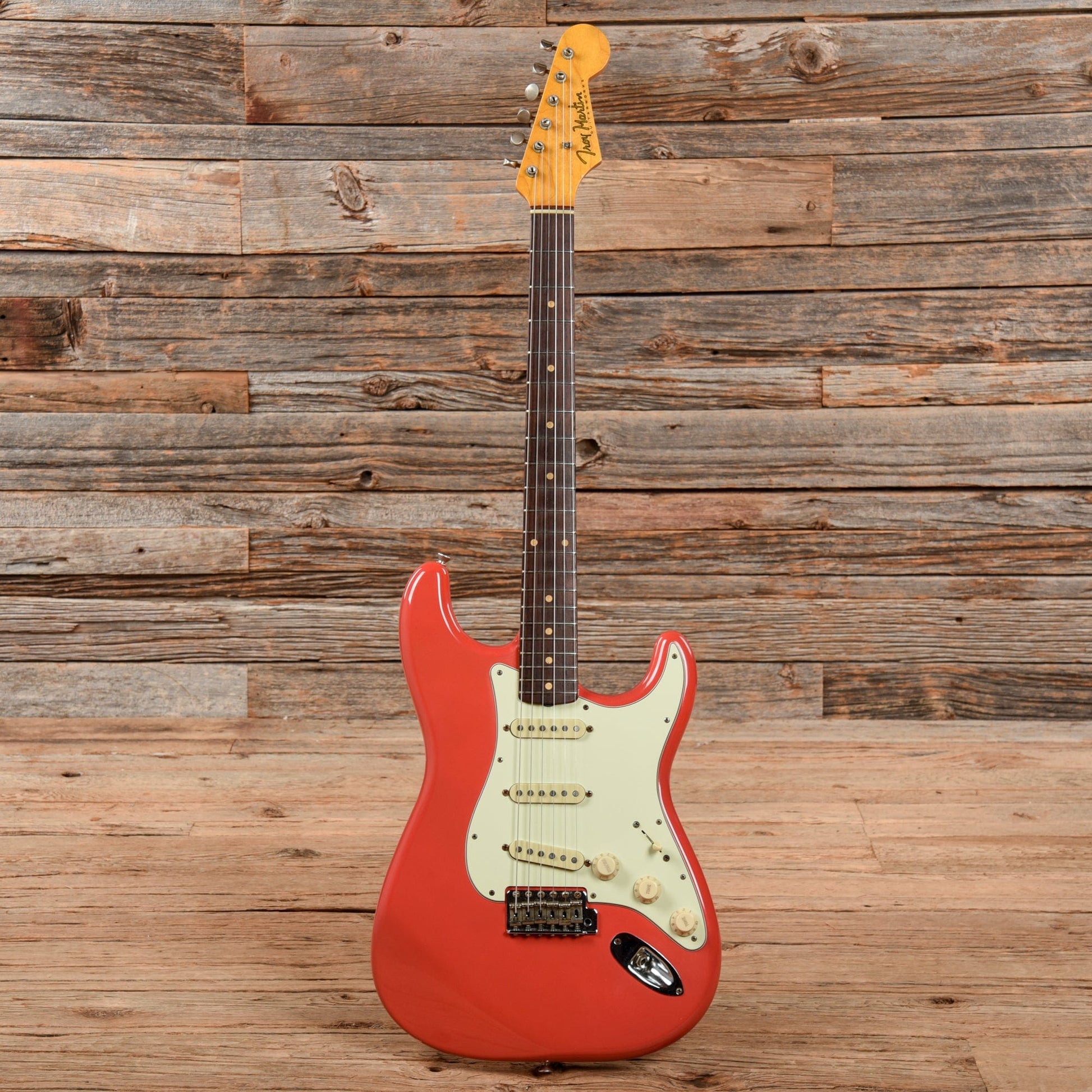 Troy Martin S-Style Coral Electric Guitars / Solid Body