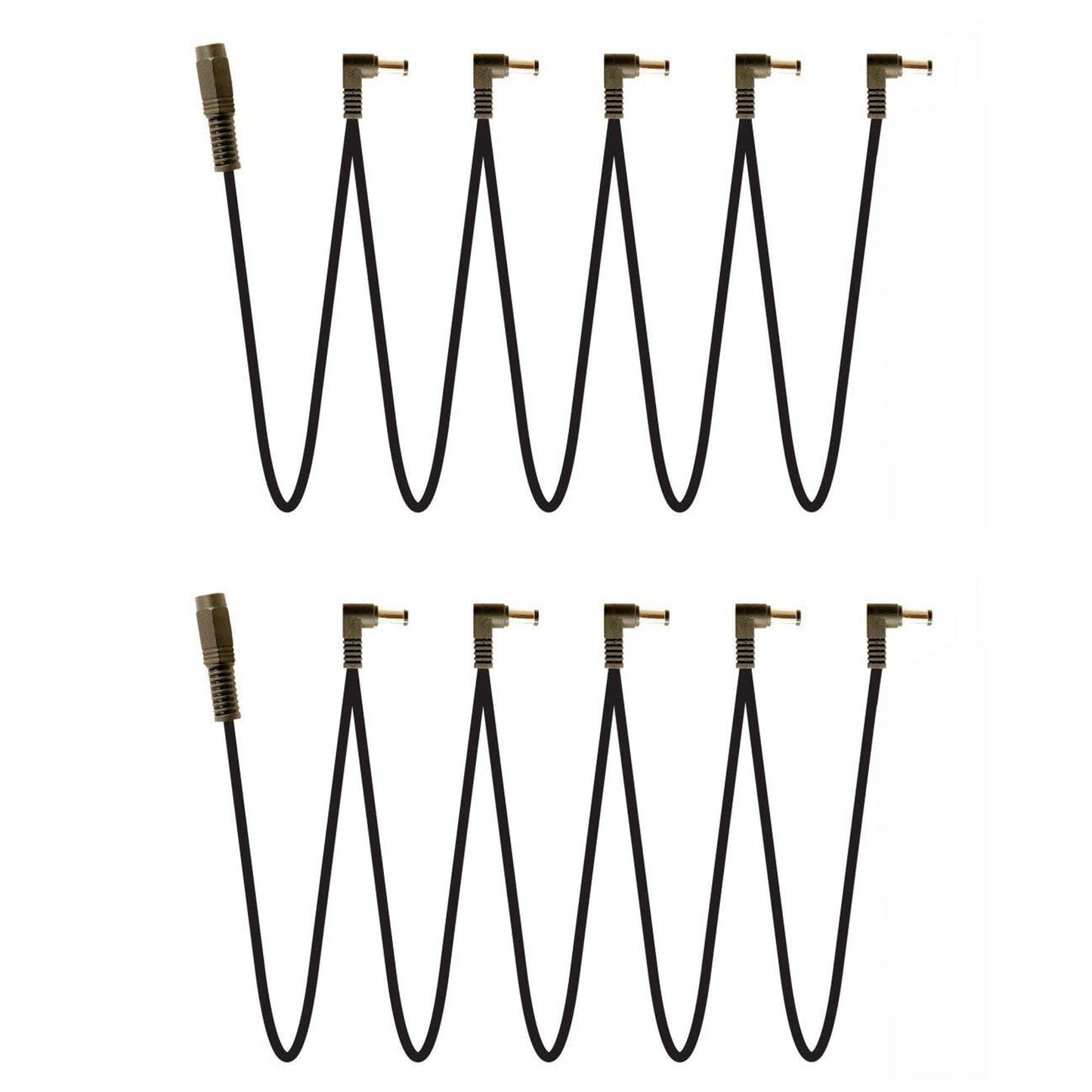 Visual Sound Multi Plug 5 Cable for 1 Spot 2 Pack Bundle Accessories / Cables