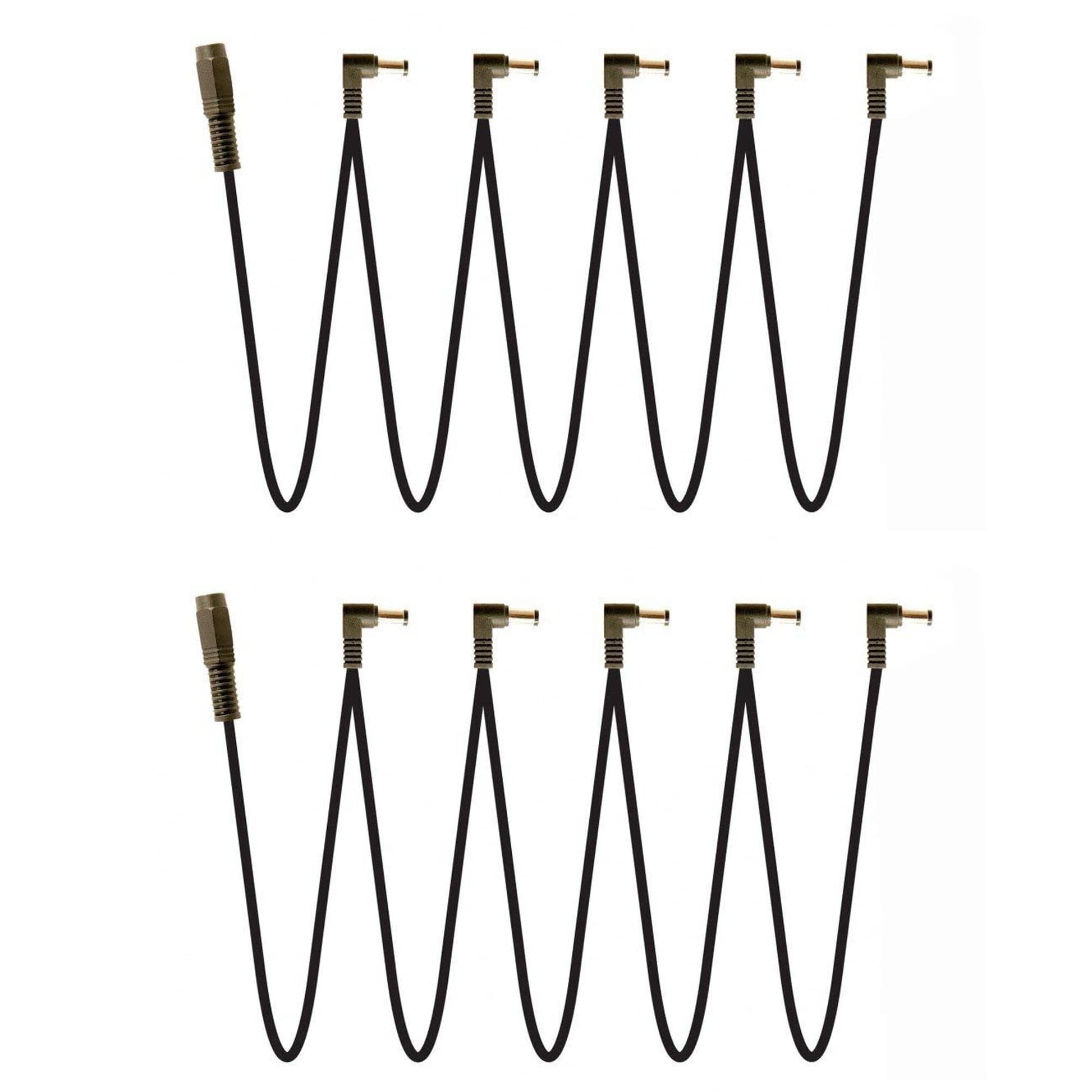 Visual Sound Multi Plug 5 Cable for 1 Spot 2 Pack Bundle Accessories / Cables