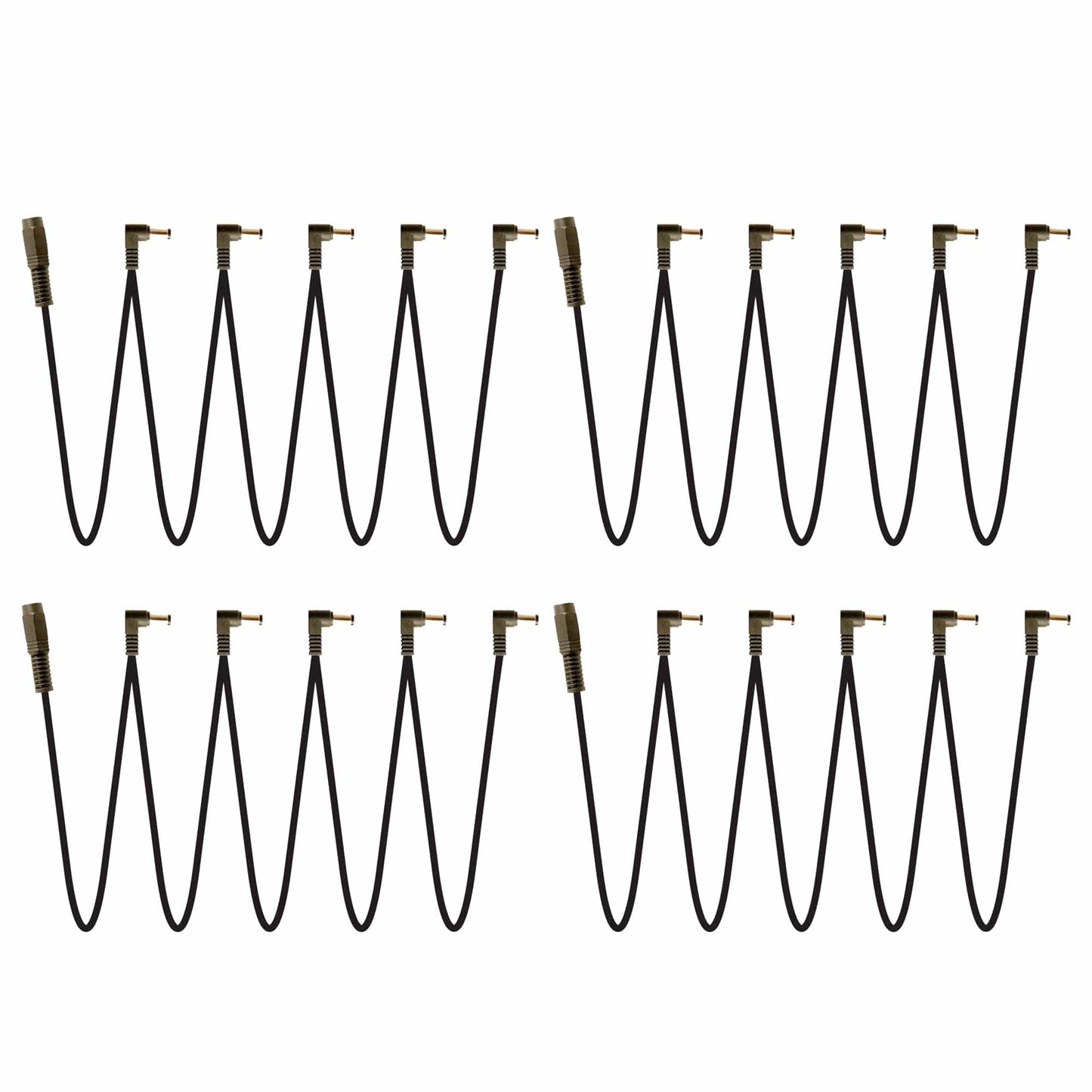 Visual Sound Multi Plug 5 Cable for 1 Spot 4 Pack Bundle Accessories / Cables