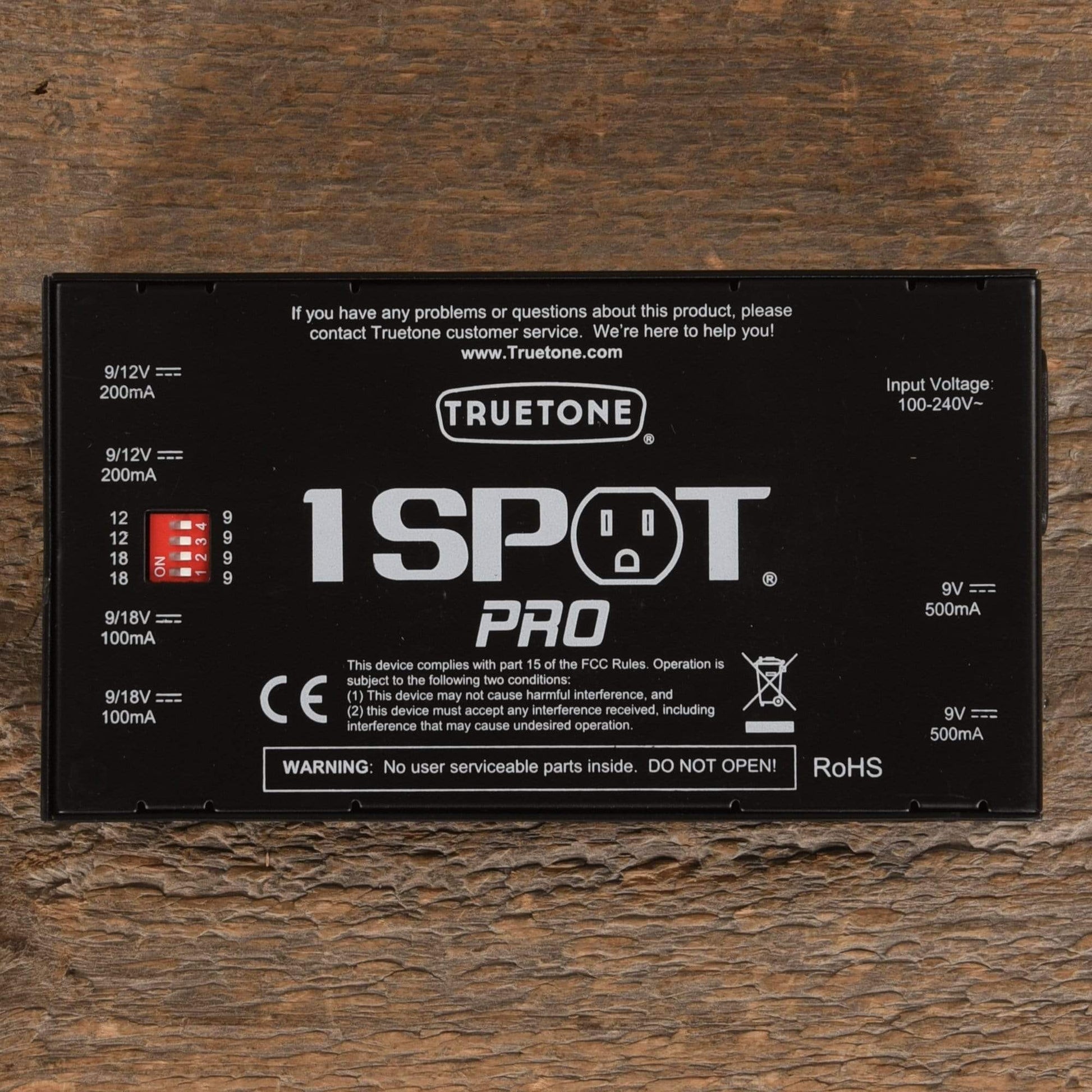 Truetone 1 SPOT Pro CS6 Power Supply Effects and Pedals / Pedalboards and Power Supplies