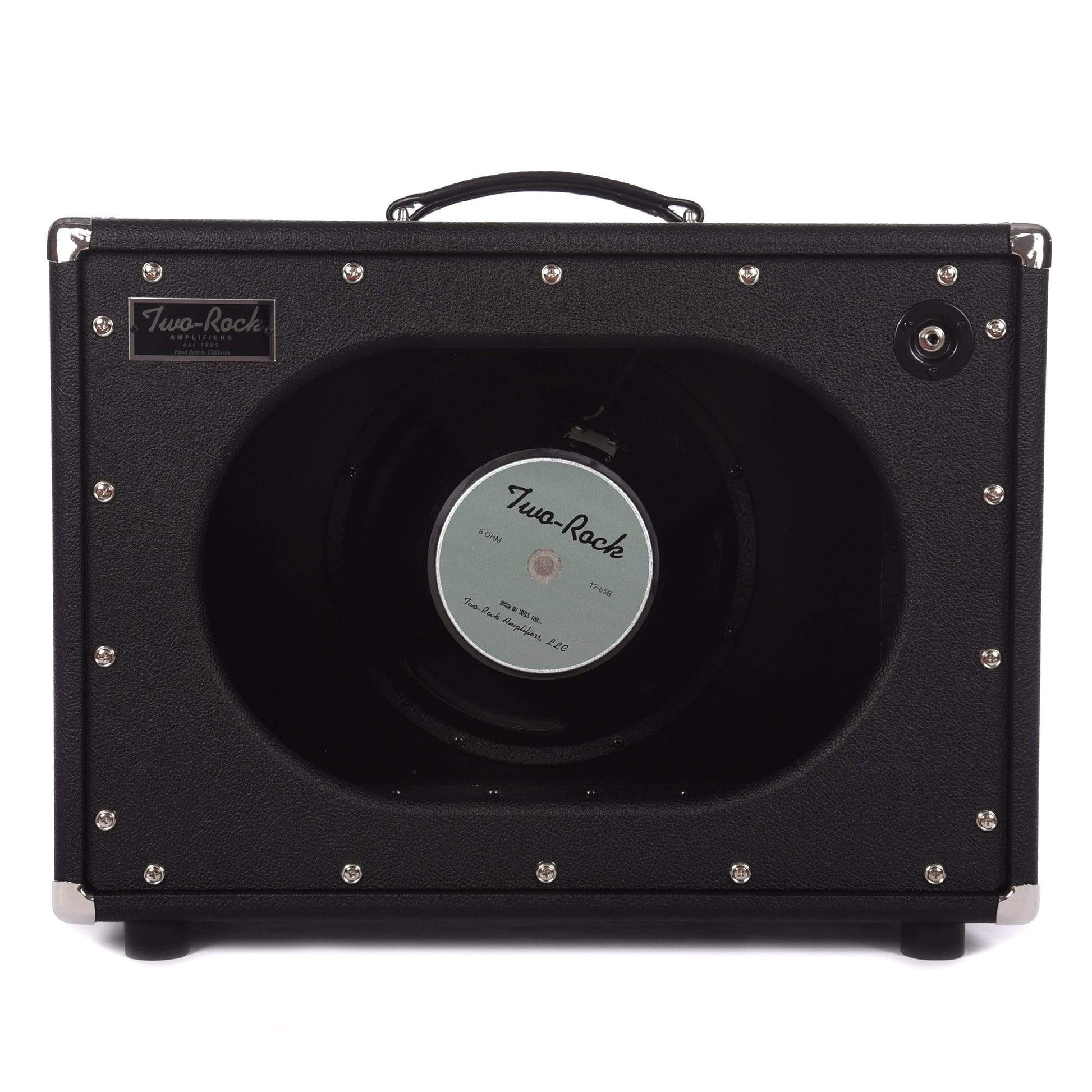 Two Rock 1x12 75w Cabinet Black w/Black Bronco Tolex & TR 1265B Speaker Amps / Guitar Cabinets