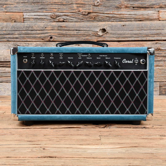 Two Rock Coral 50w Head Blue Suede 2010 Amps / Guitar Heads